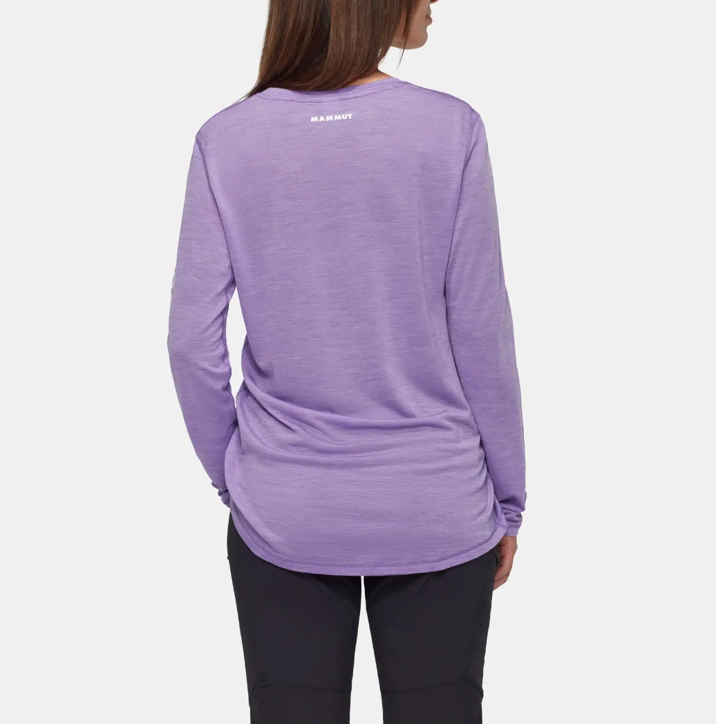 Mammut Tree Wool FL Longsleeve Women Lavandin Melange