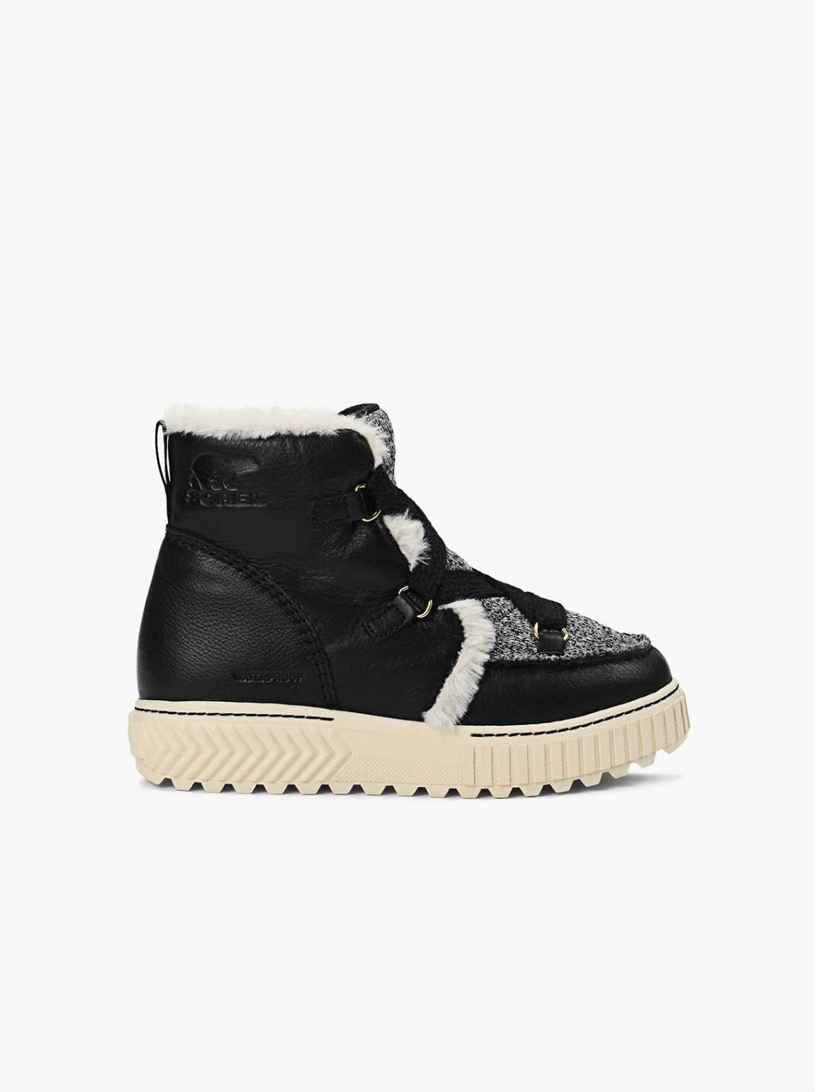 Sorel Women's Ona Ave™ Alpine Waterproof Boot Black Chalk
