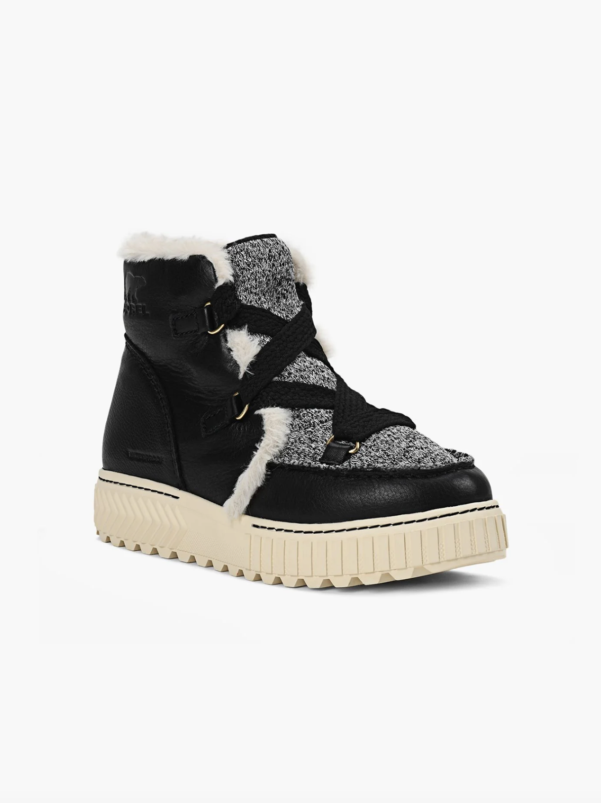 Sorel Women's Ona Ave™ Alpine Waterproof Boot Black Chalk