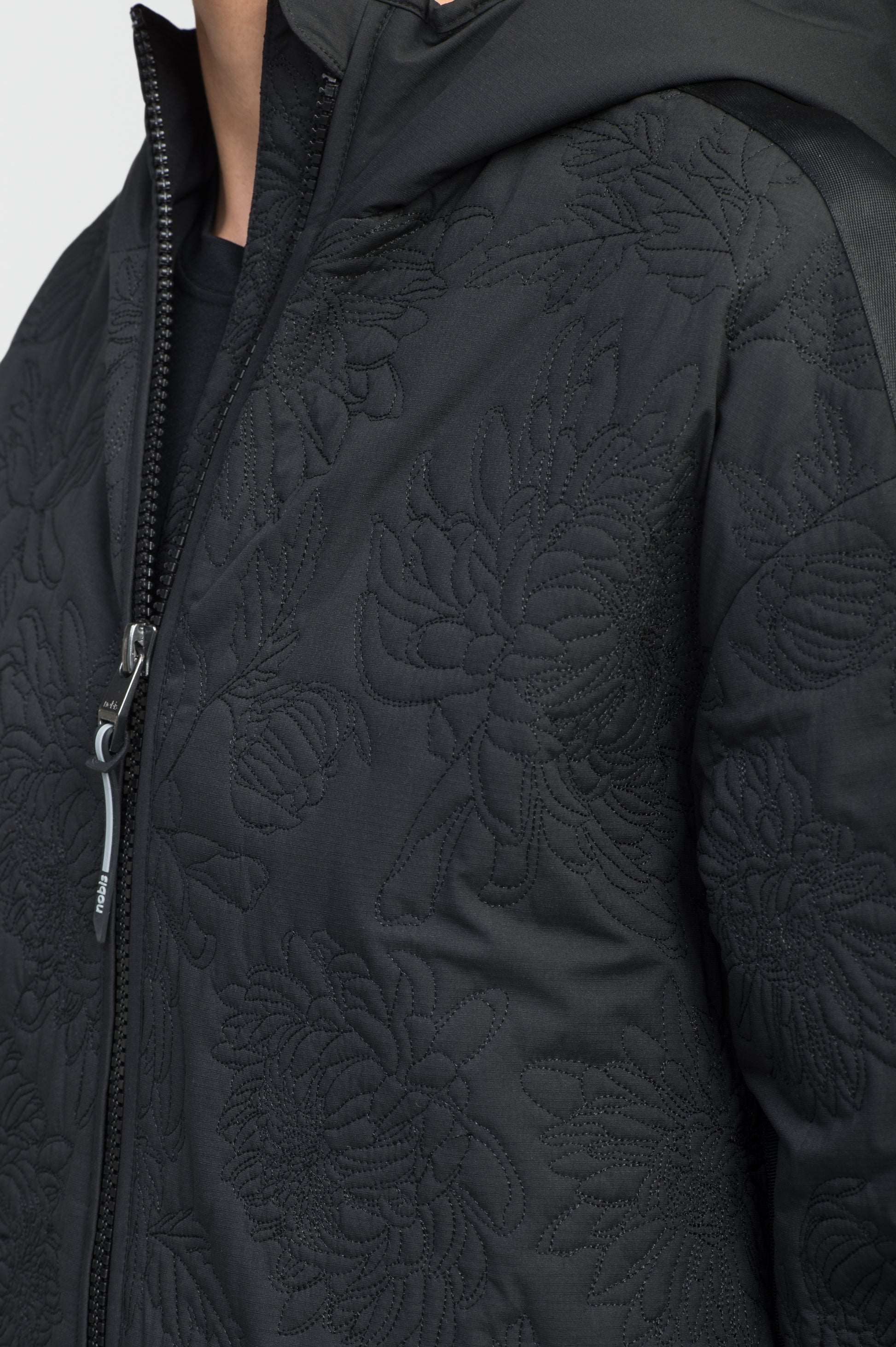 Nobis Surrey Women's Long Mid Layer Jacket Black