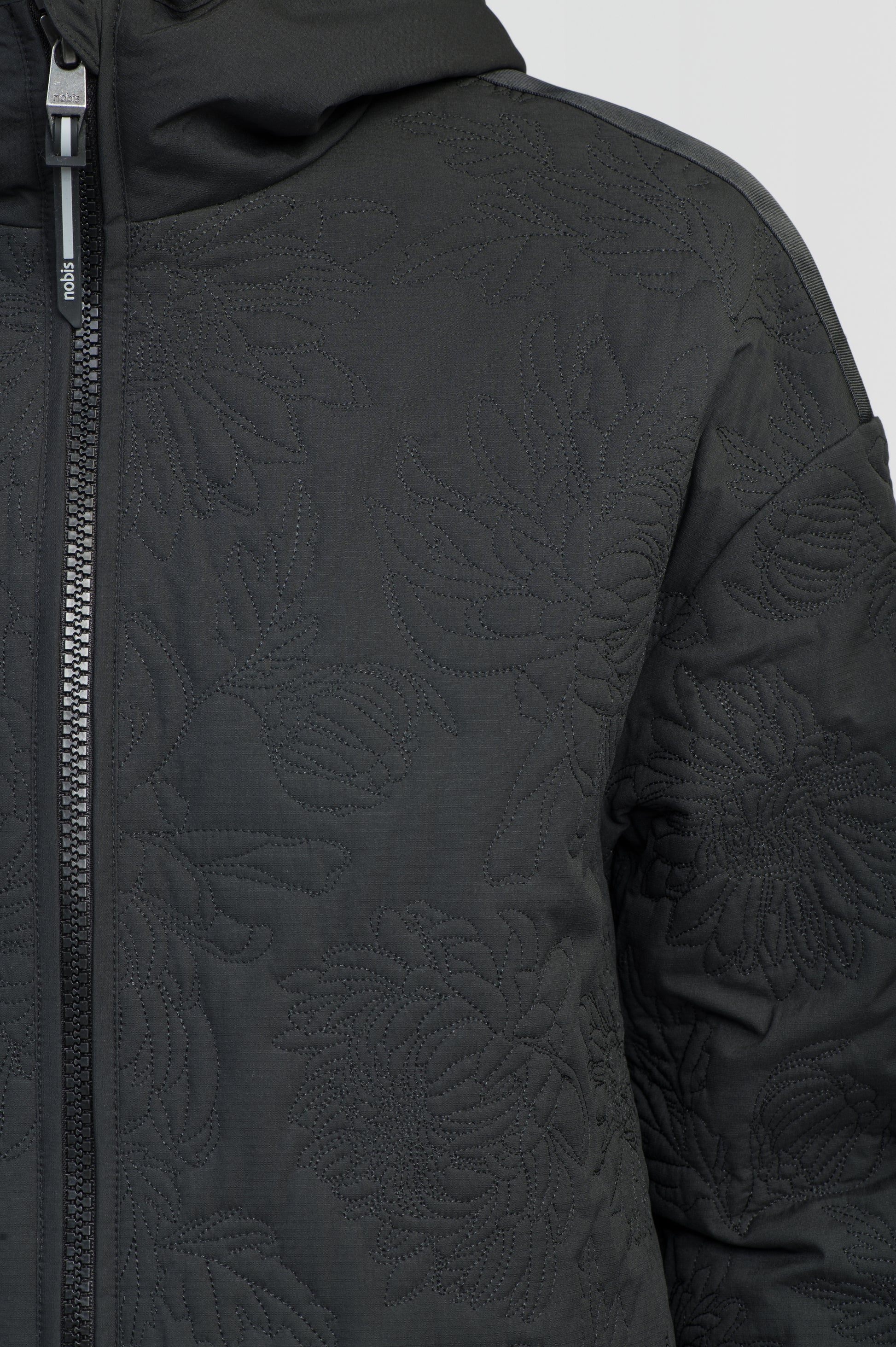 Nobis Surrey Women's Long Mid Layer Jacket Black