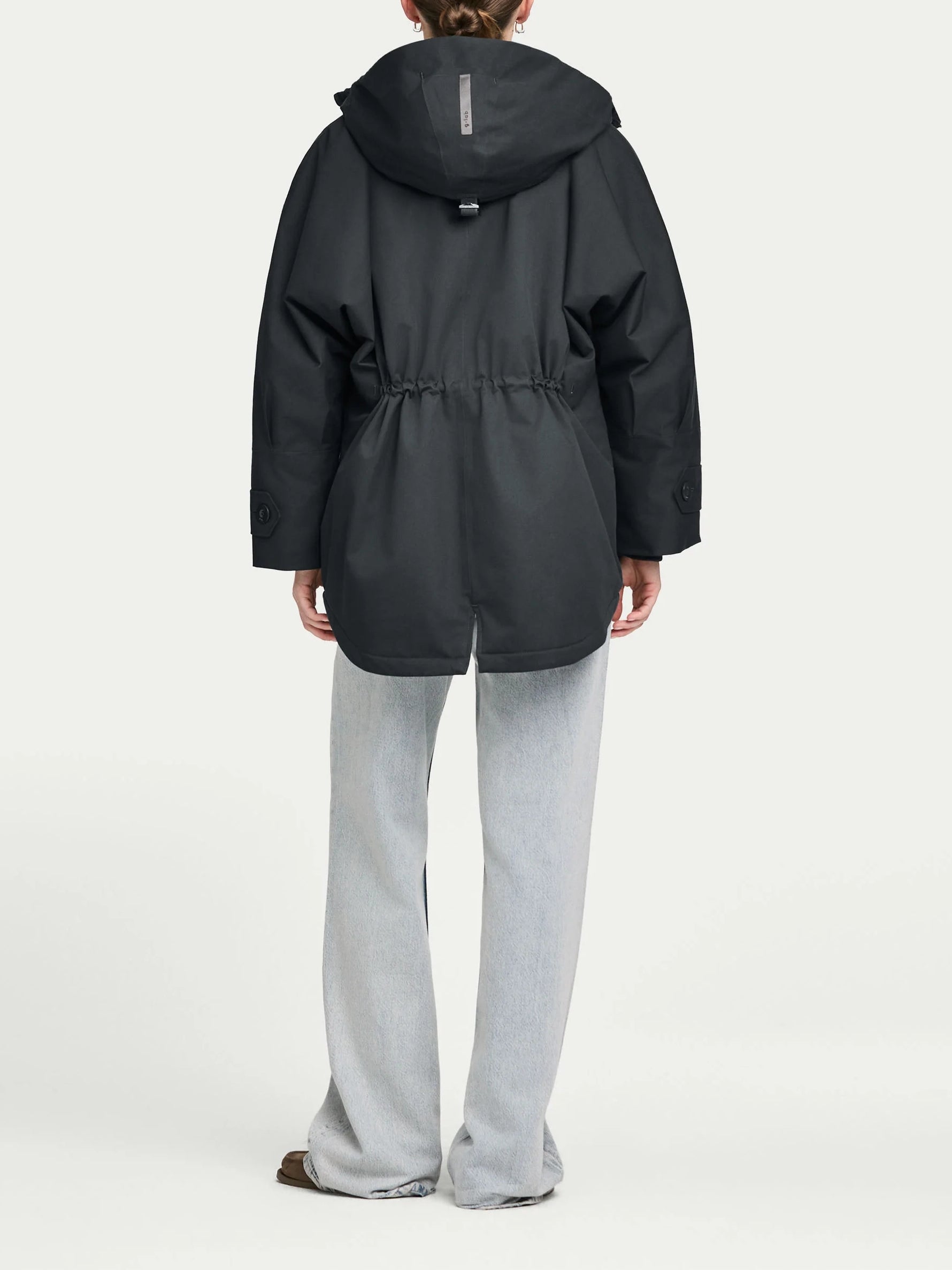 G-Lab Feli Eco Cotton Blend Coat Dark Navy