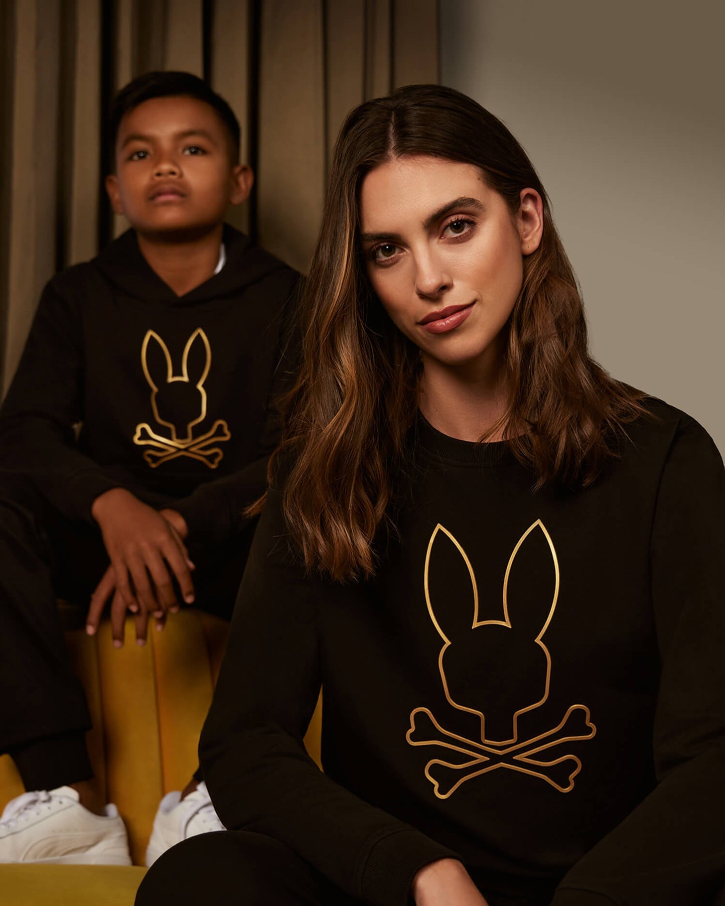 Psycho Bunny Women's Beaumont Sweatshirt Black