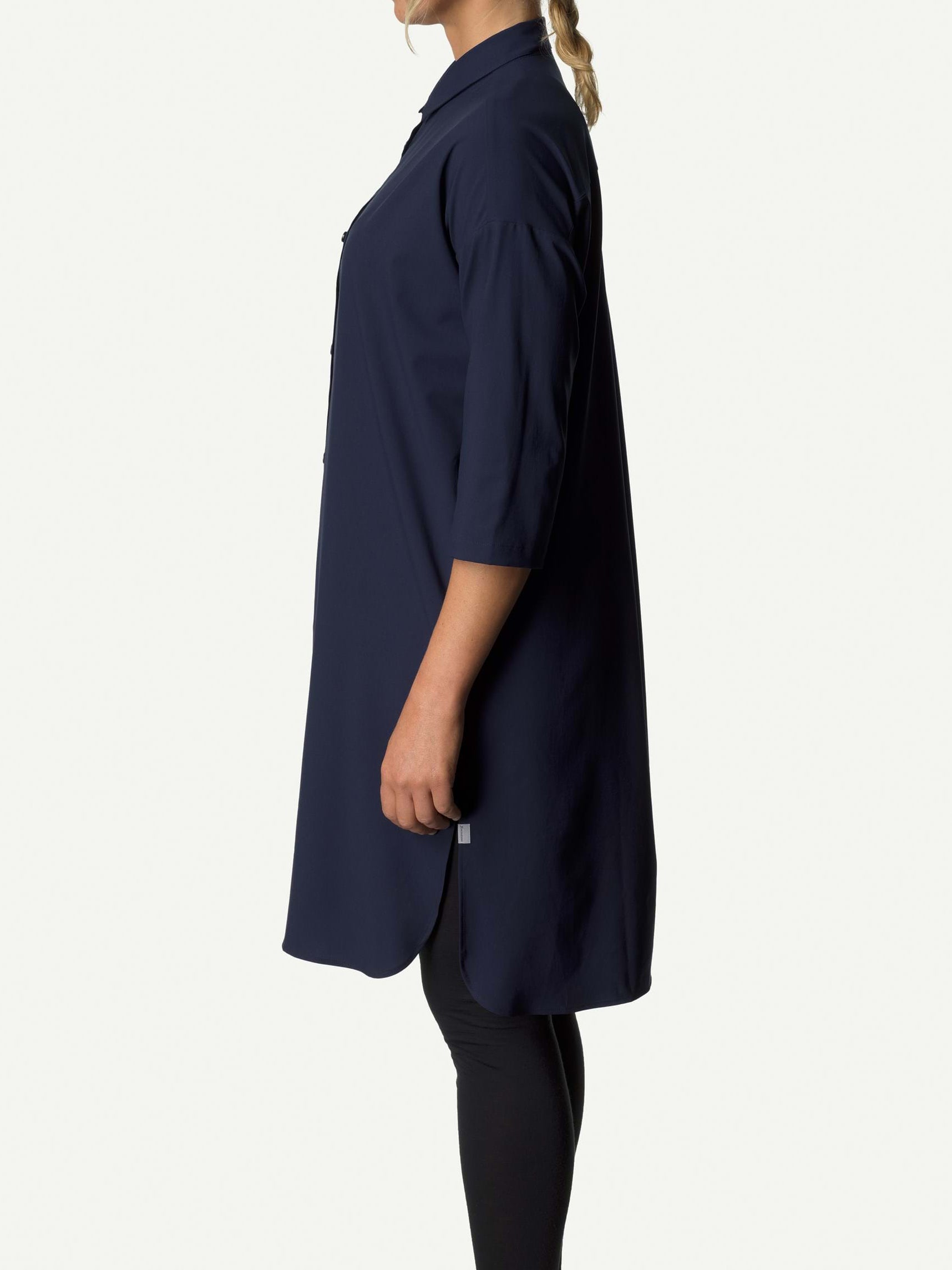 Houdini W's Route Shirt Dress Blue Illusion