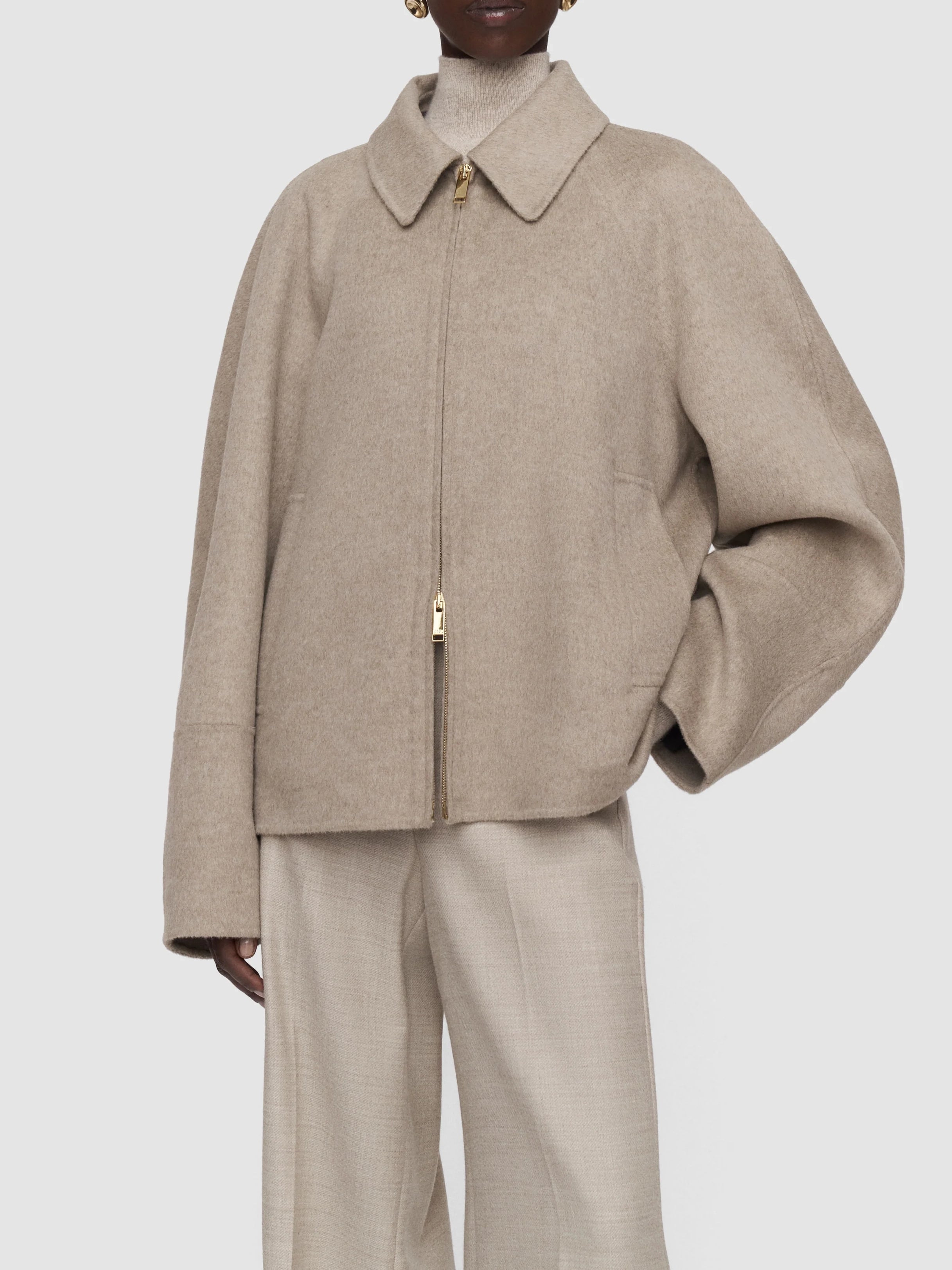 Joseph Cooksey Double Face Cashmere Jacket Powder Melange