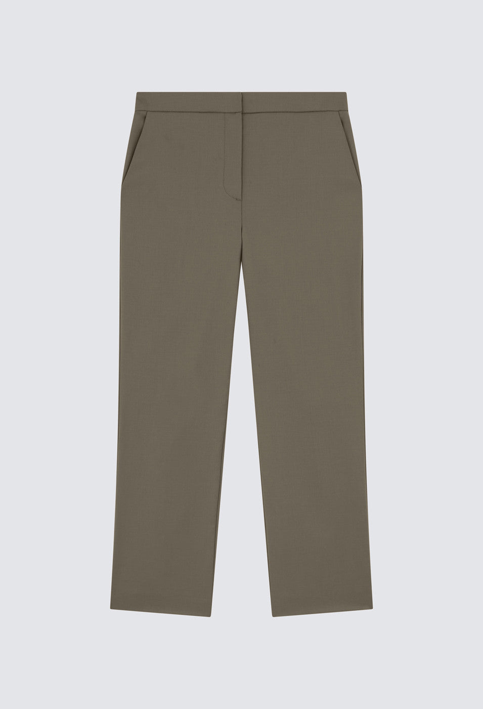 Loulou Studio Sofe Virgin Wool Trousers Kakhi