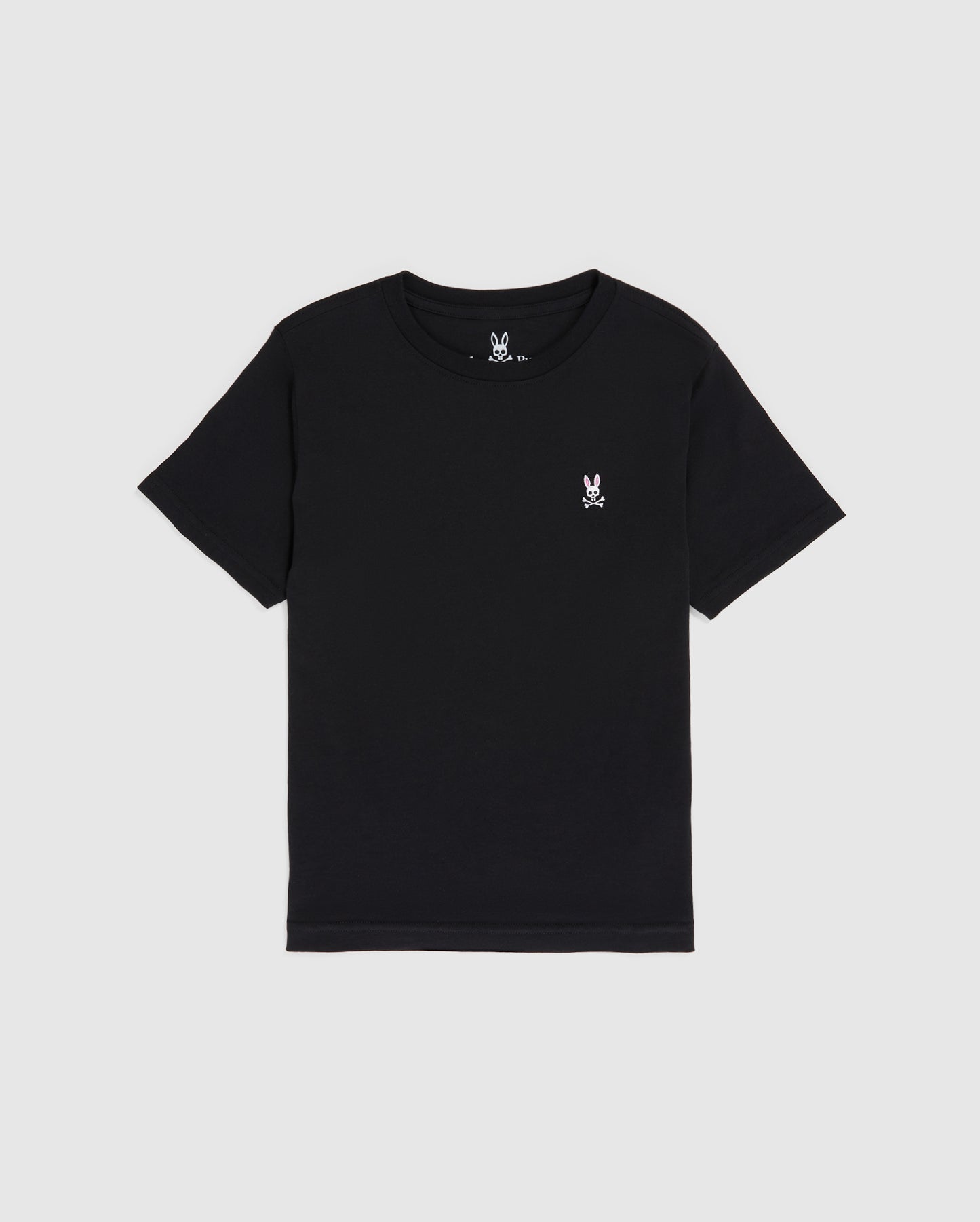 Psycho Bunny Kids Classic Crew Neck Tee Black