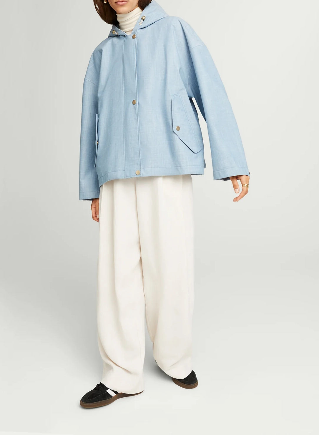 G-Lab Elle Jacket Summer Denim Light Indigo