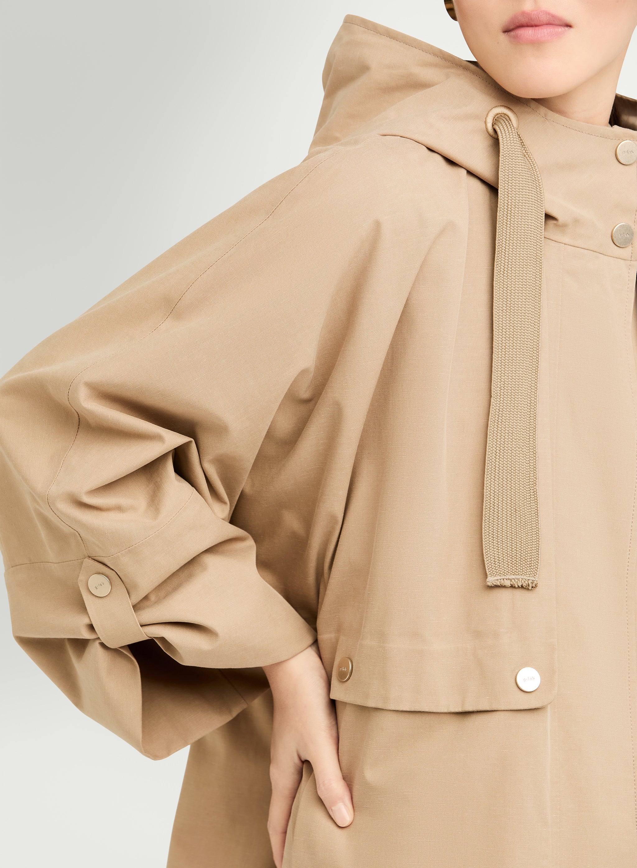 G-Lab Milla II Coat Soft Canvas Sand