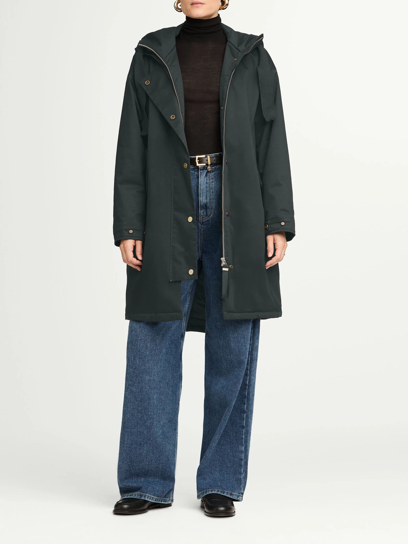 G-Lab Meta Eco Cotton Blend Parka Dark Navy