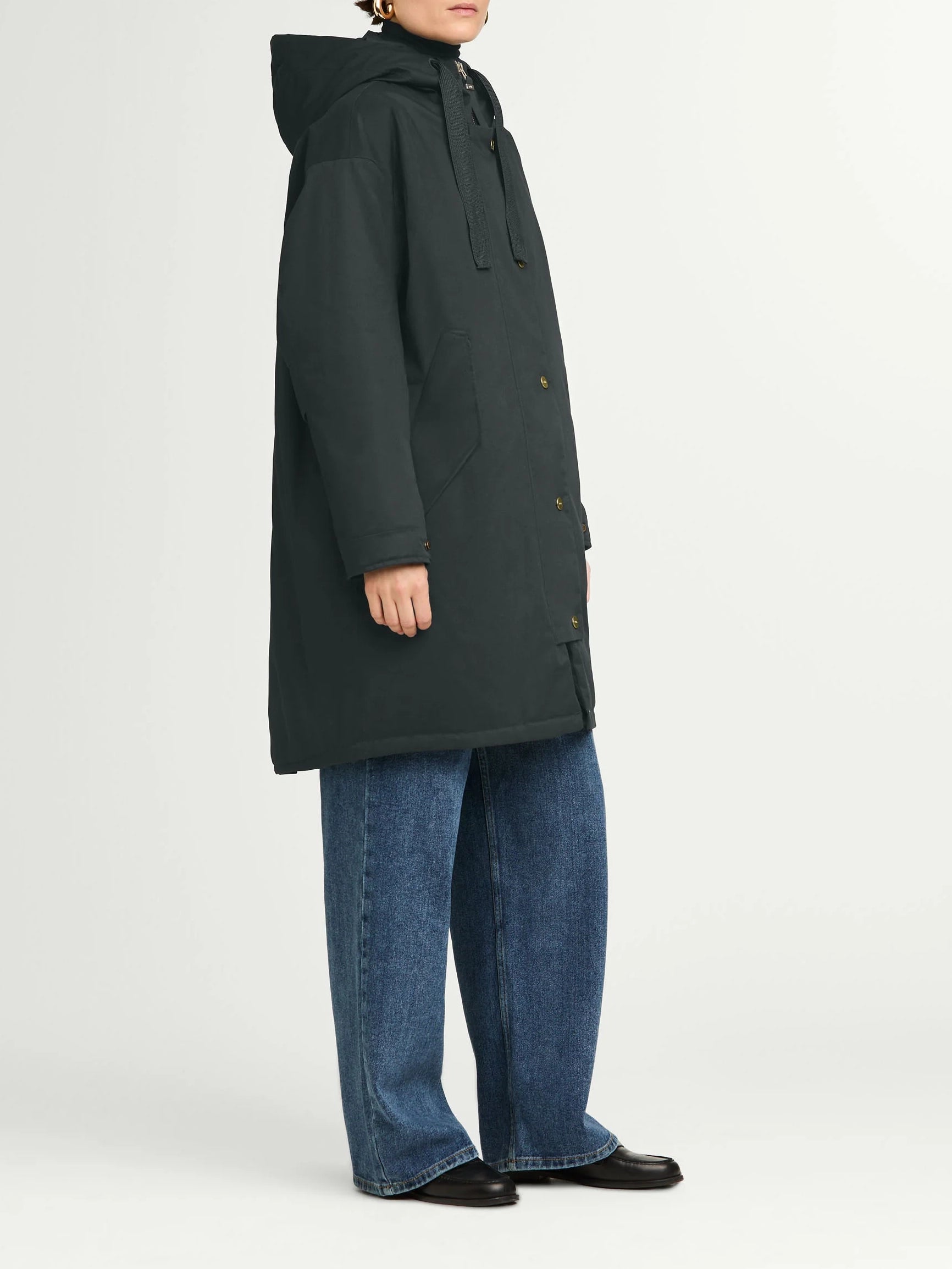 G-Lab Meta Eco Cotton Blend Parka Dark Navy