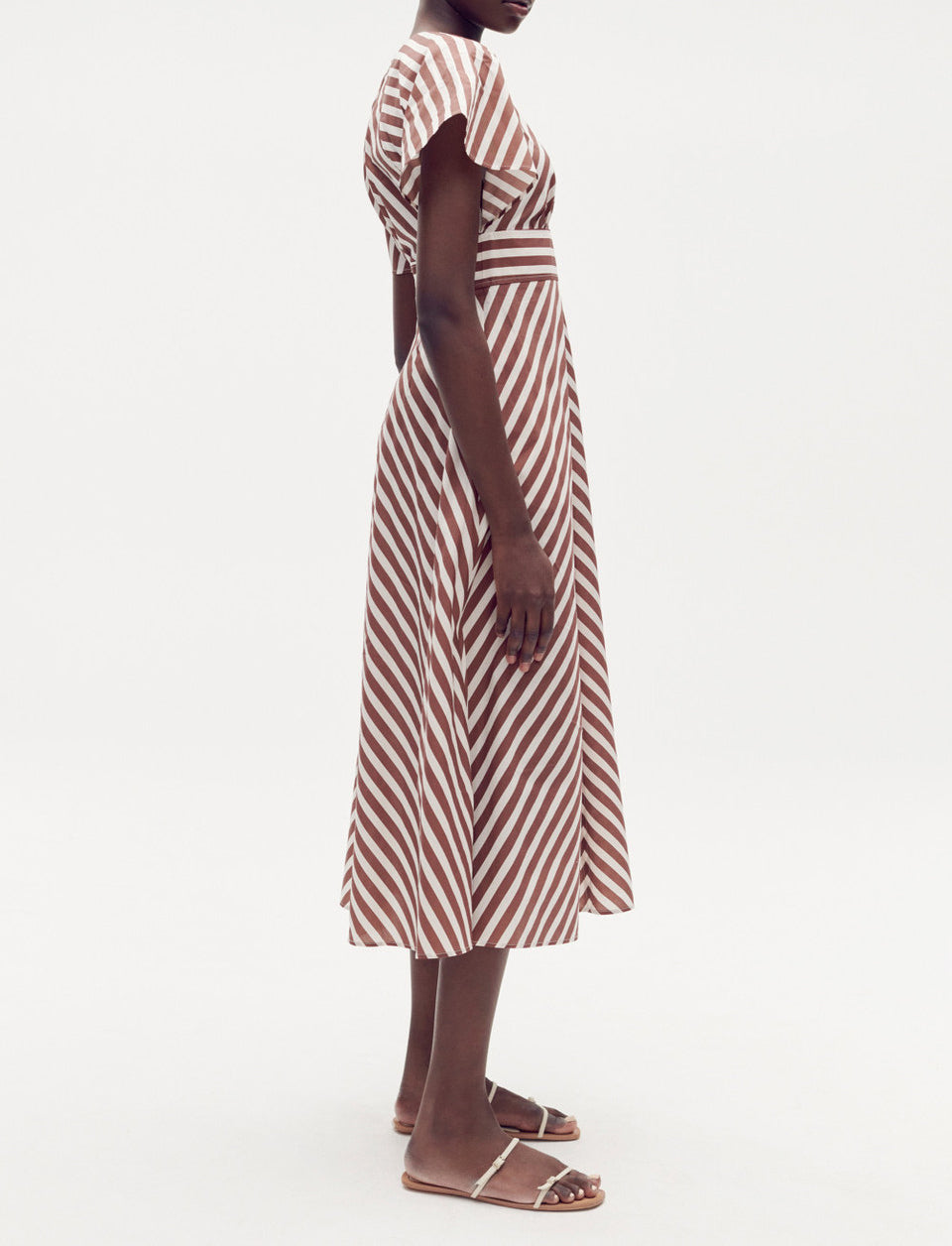 Oroton Sorrento Stripe Tie Dress
