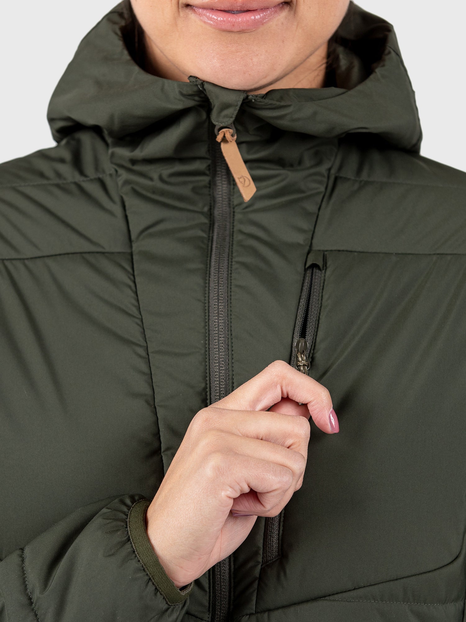 Fjallraven Keb Padded Hoodie W Deep Forest