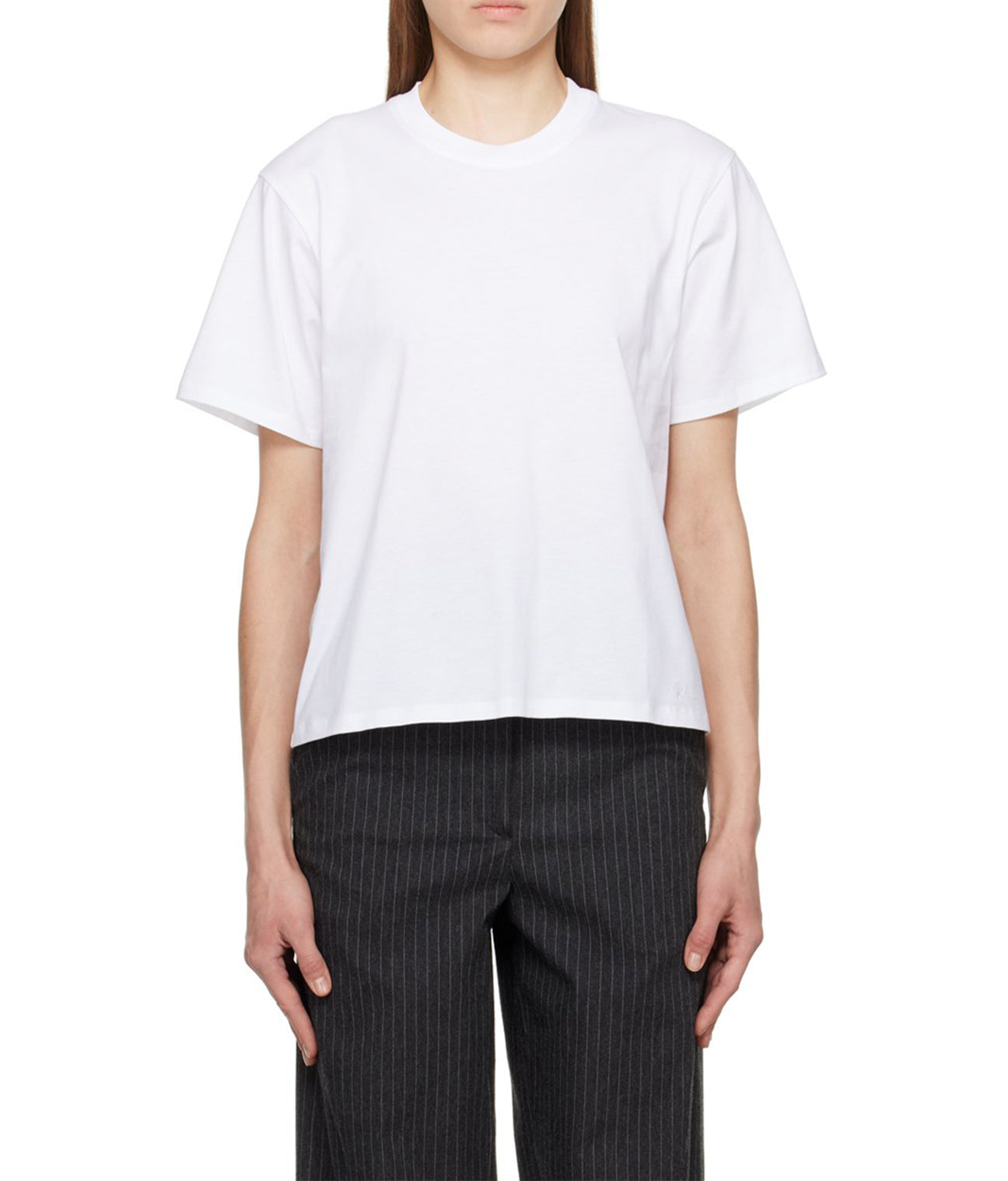 Loulou Studio Telanto Organic Pima T-Shirt White