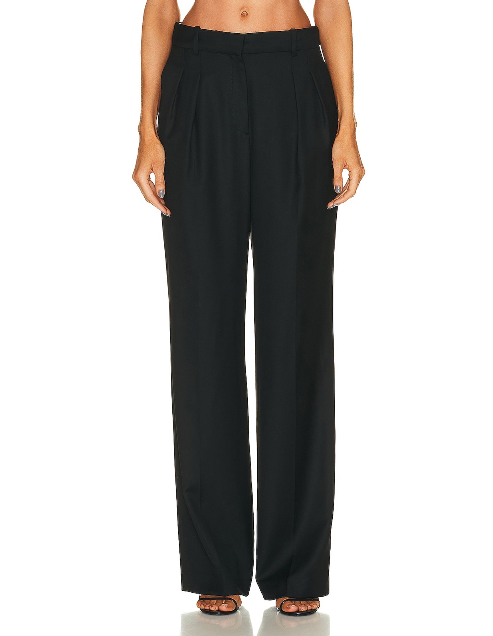 Loulou Studio Sbiru Wool Pant Black