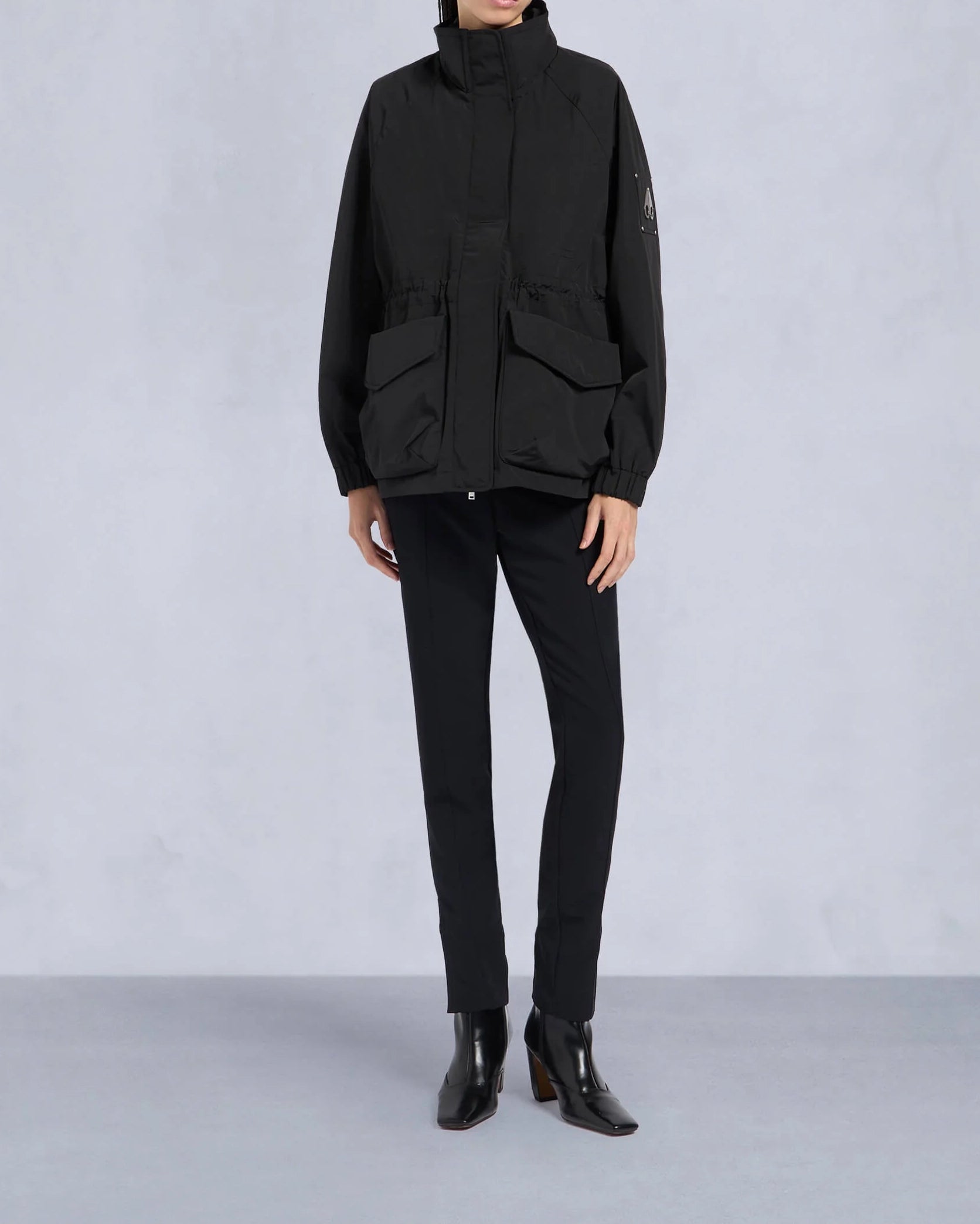 Moose Knuckles Rosemont Windbreaker Black