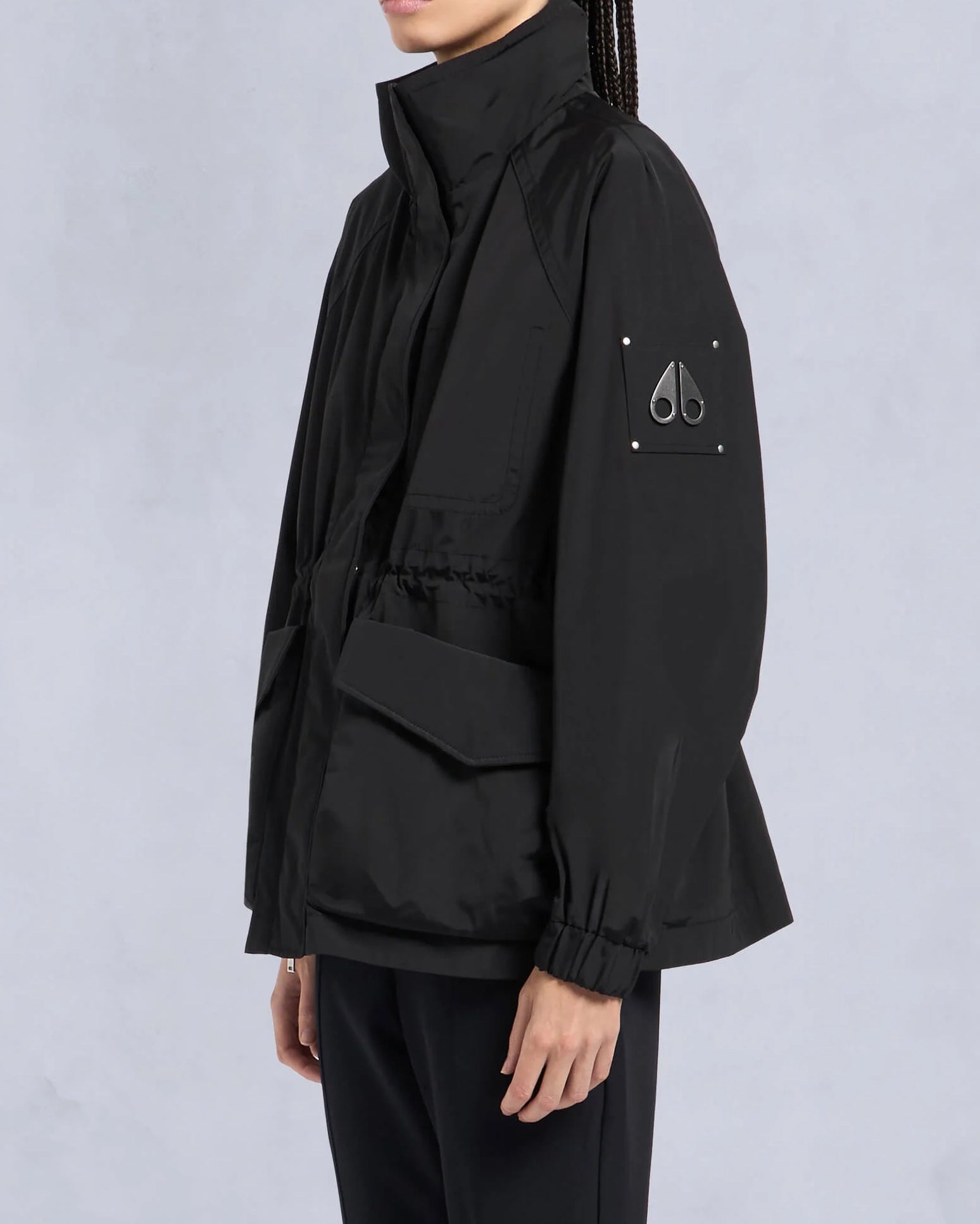 Moose Knuckles Rosemont Windbreaker Black
