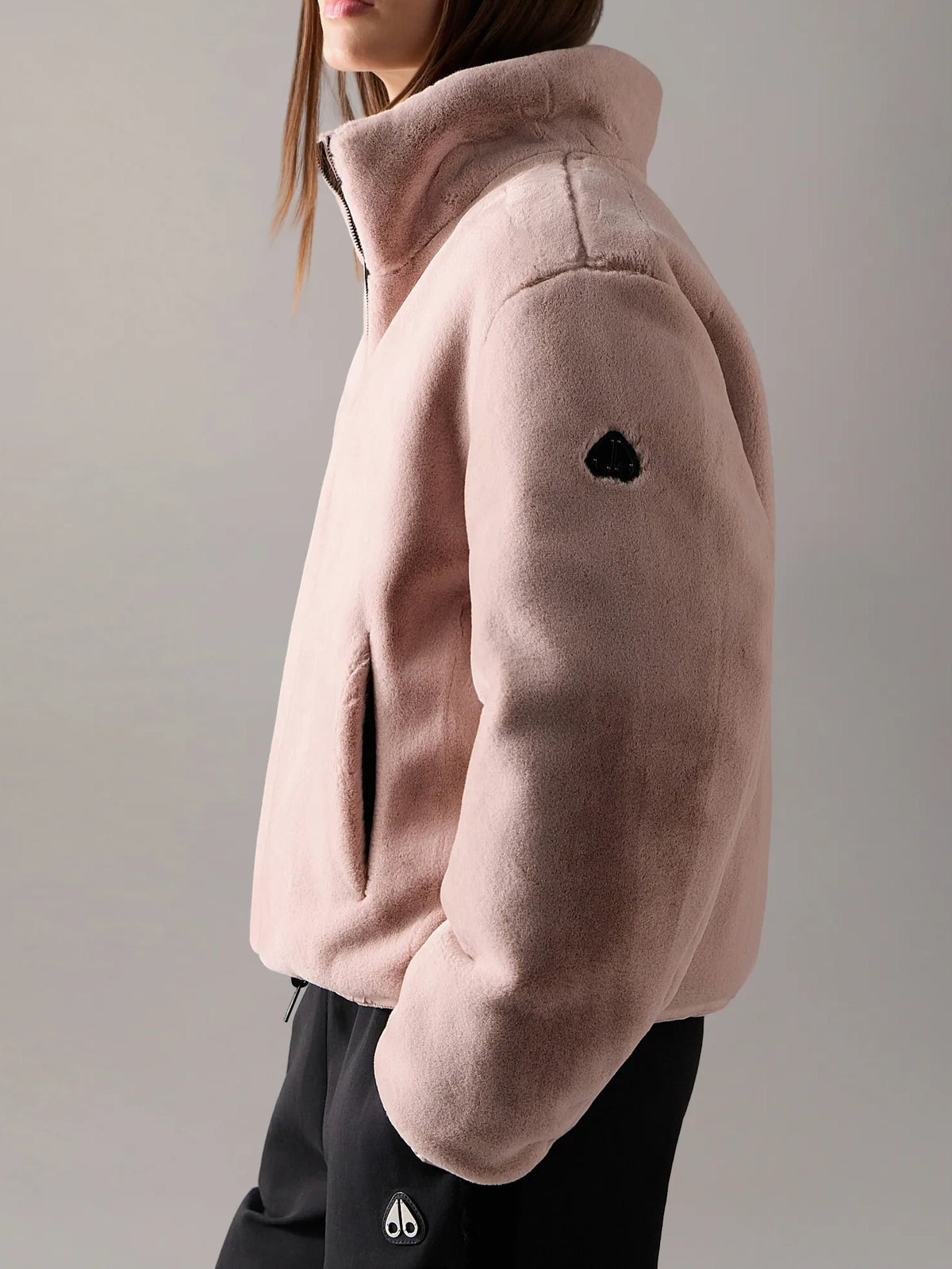Moose Knuckles W Queens Reversible Down Puffer Rosewood