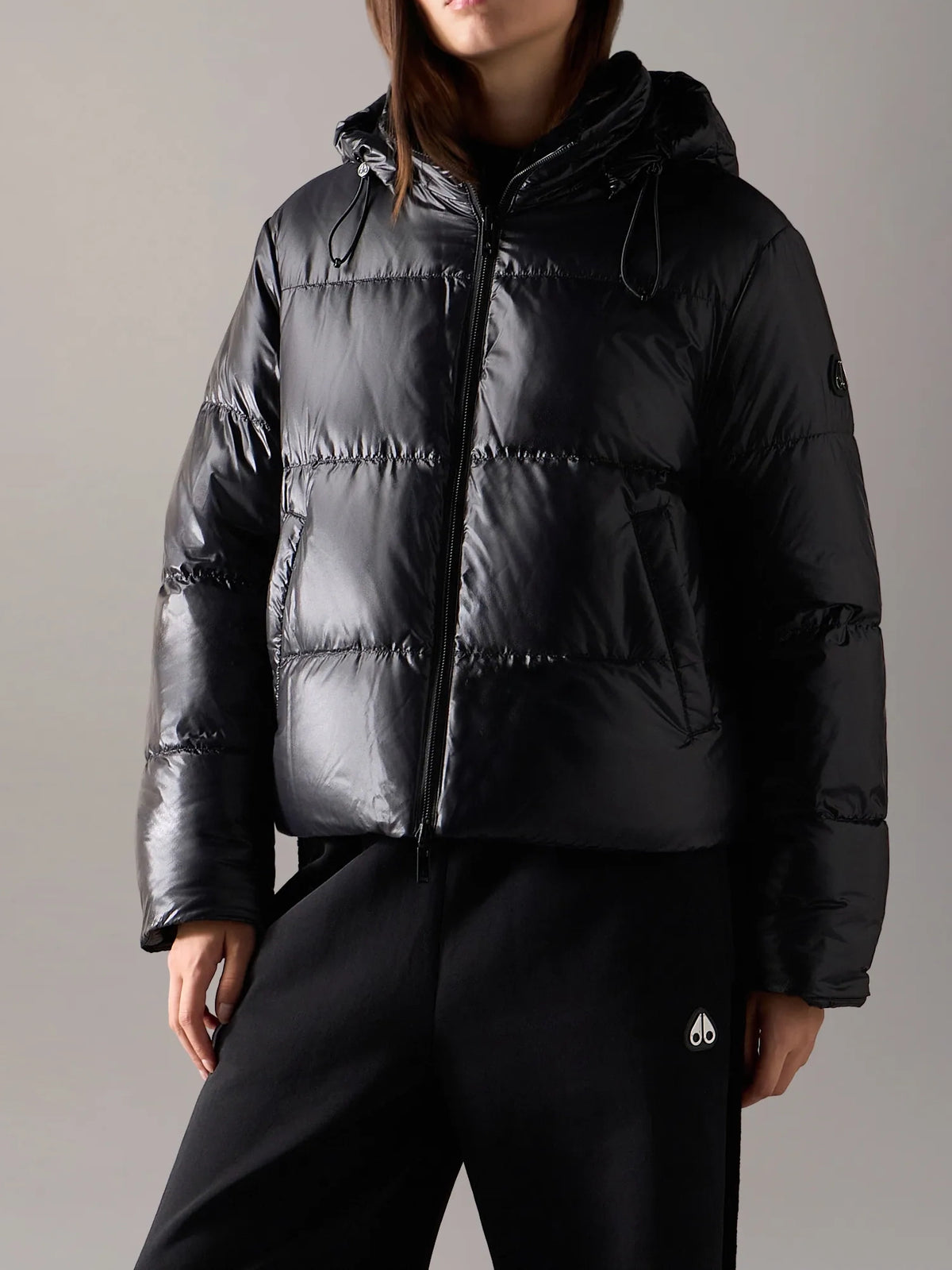 Moose Knuckles W Queens Reversible Down Puffer Black