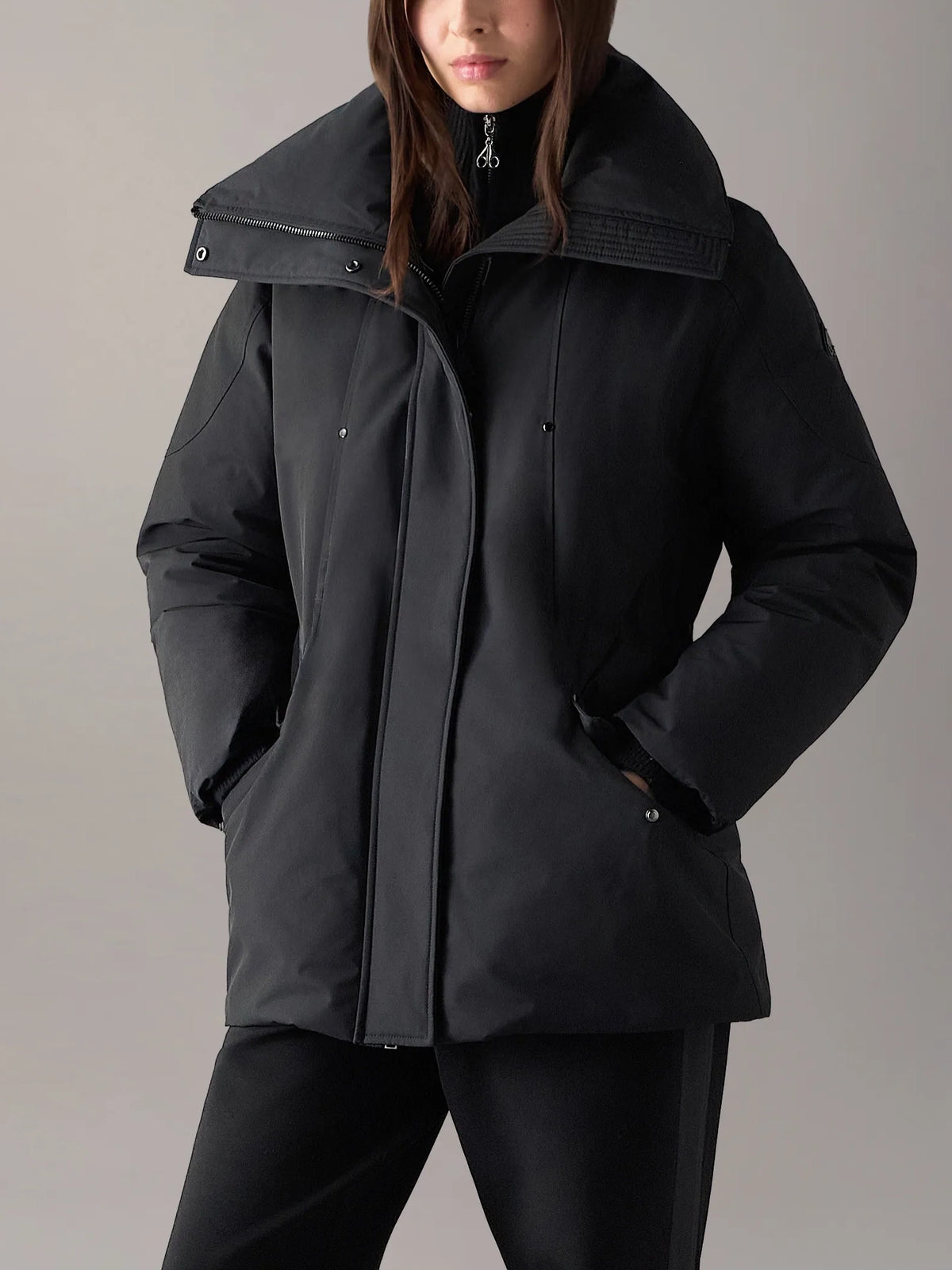 Moose Knuckles W West-ed 3Q Down Jacket Black
