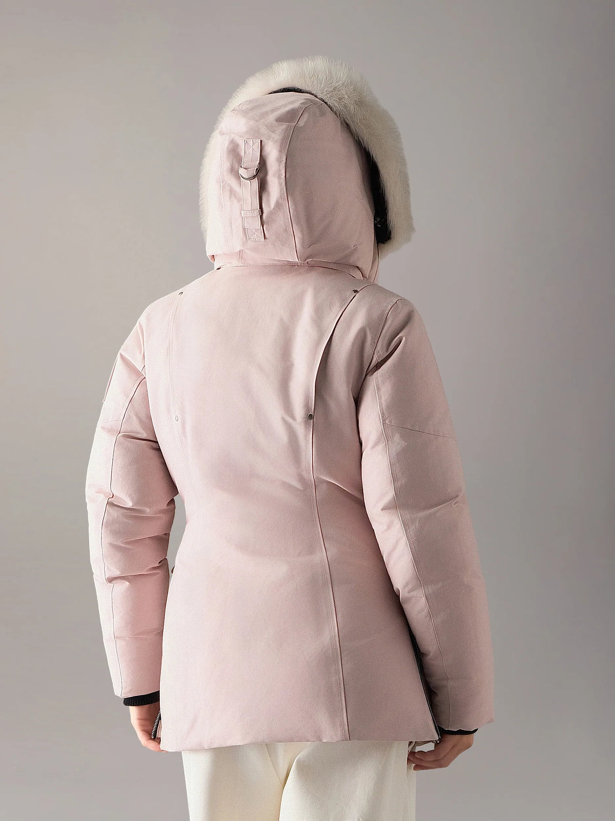 Moose Knuckles W Original 3Q Down Jacket Rosewood Alabaster