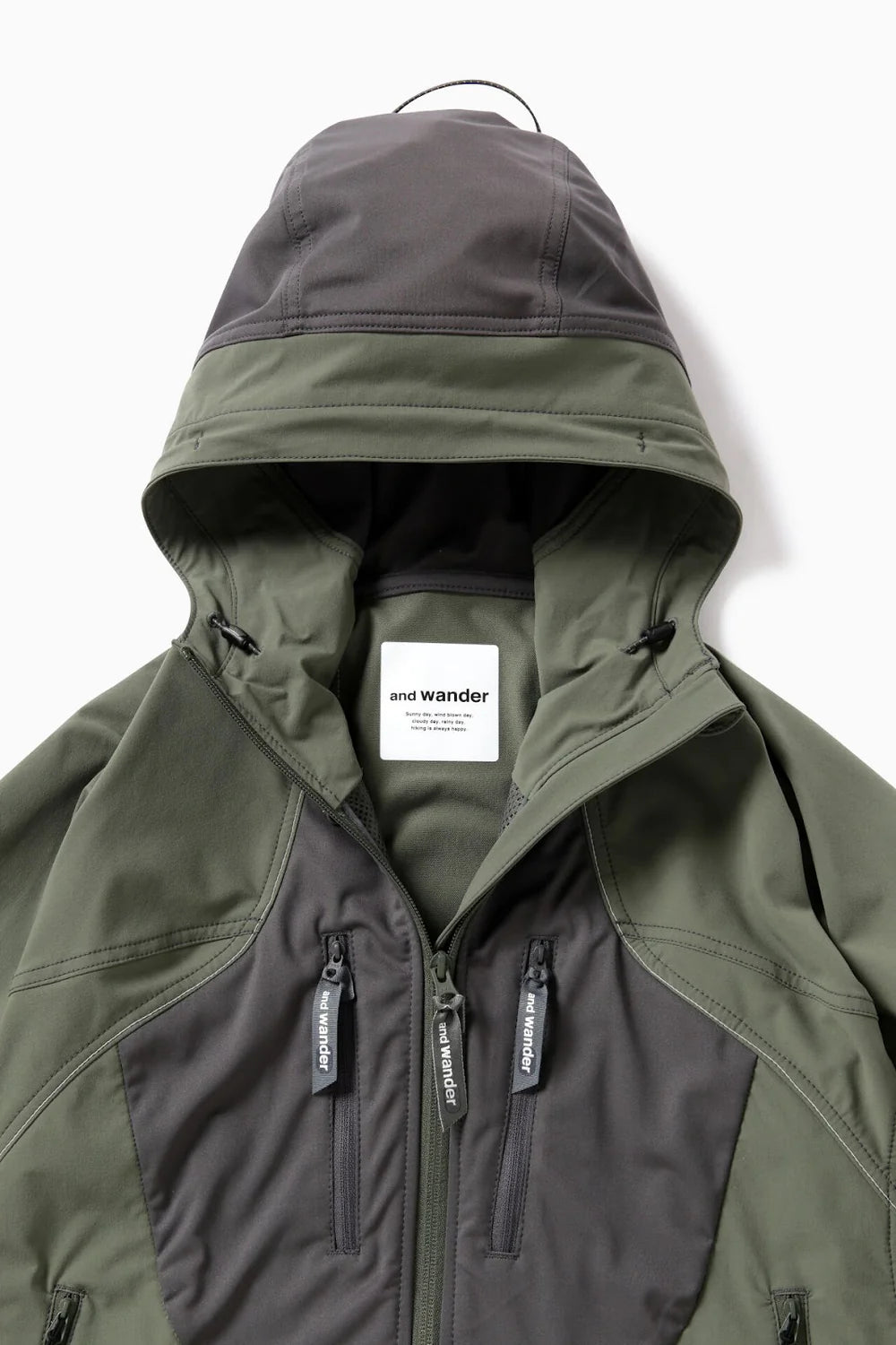And Wander Trek Jacket 3 Darkest Green