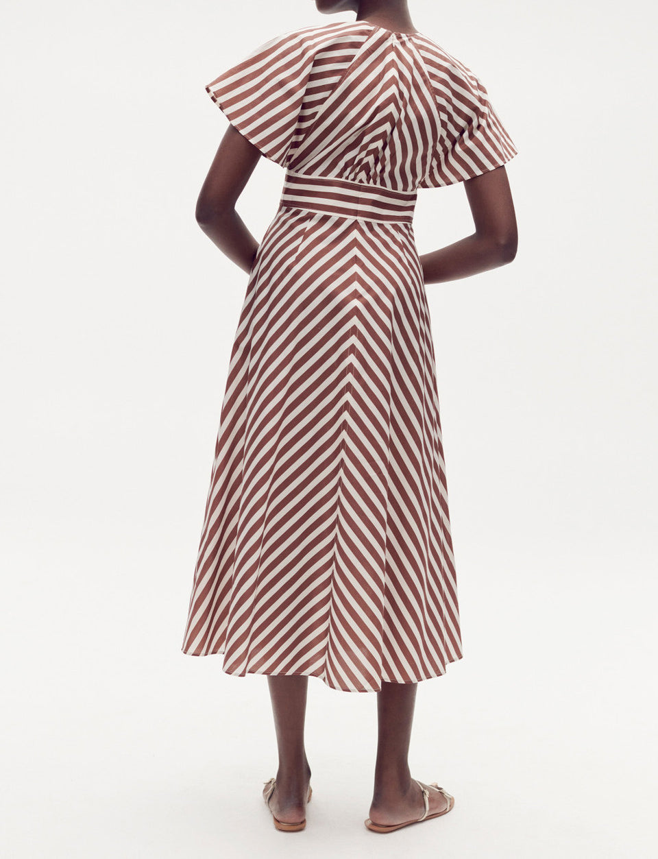 Oroton Sorrento Stripe Tie Dress