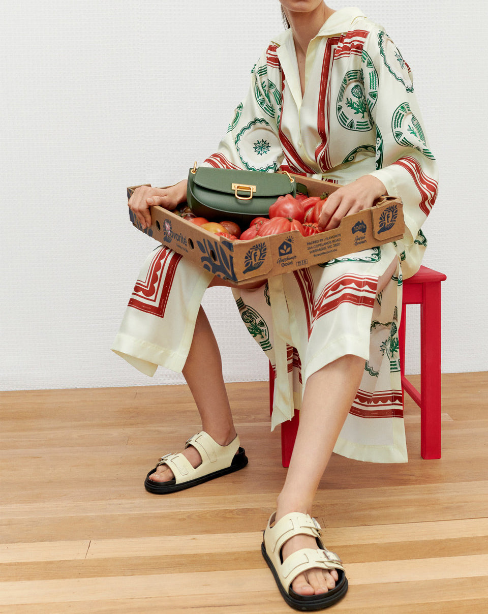 Oroton Alfresco Print Column Dress