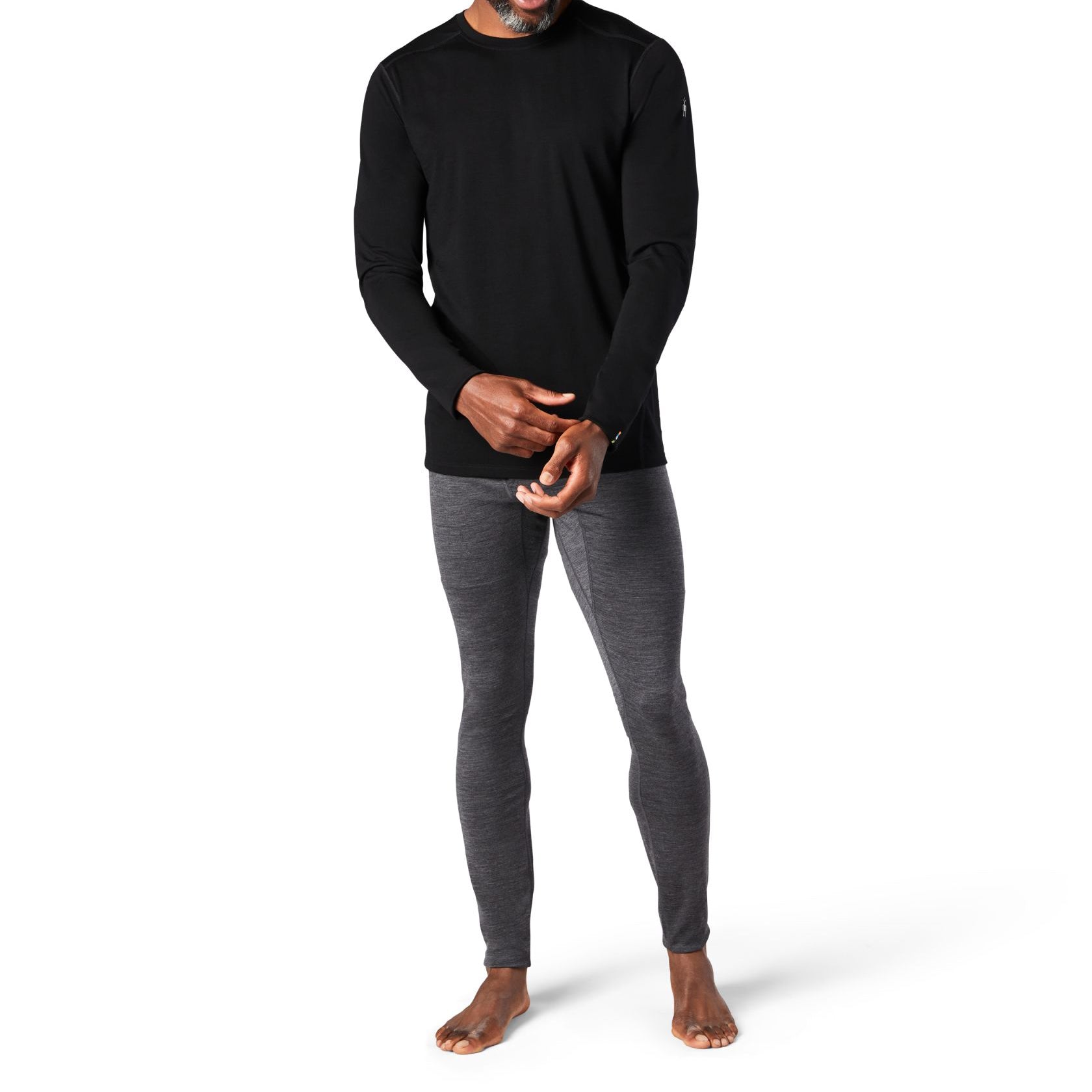 Smartwool Men's Merino Base Layer Long Sleeve Black