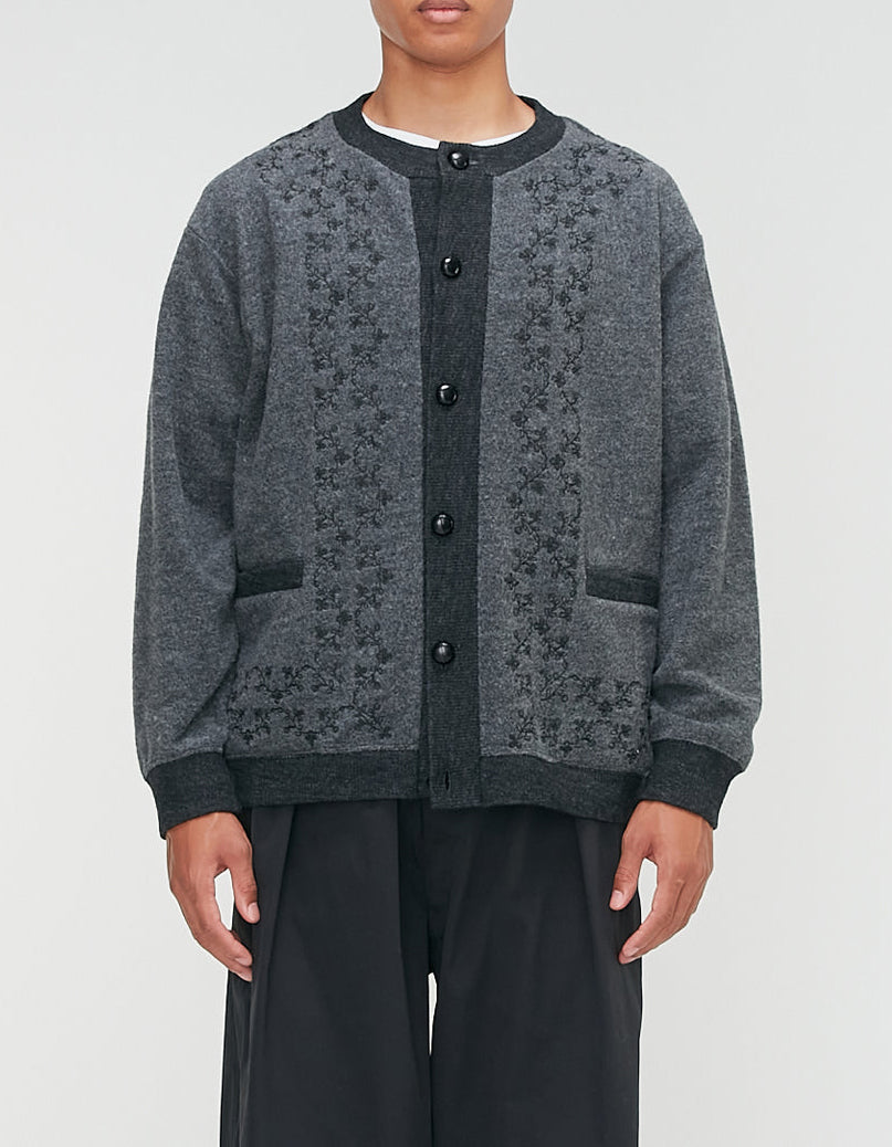 White Mountaineering Embroidery Cardigan