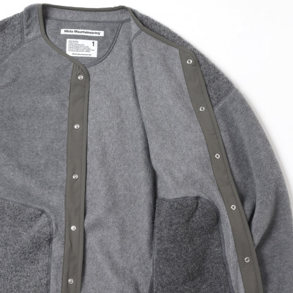 White Mountaineering Patchwork Fleece Blouson