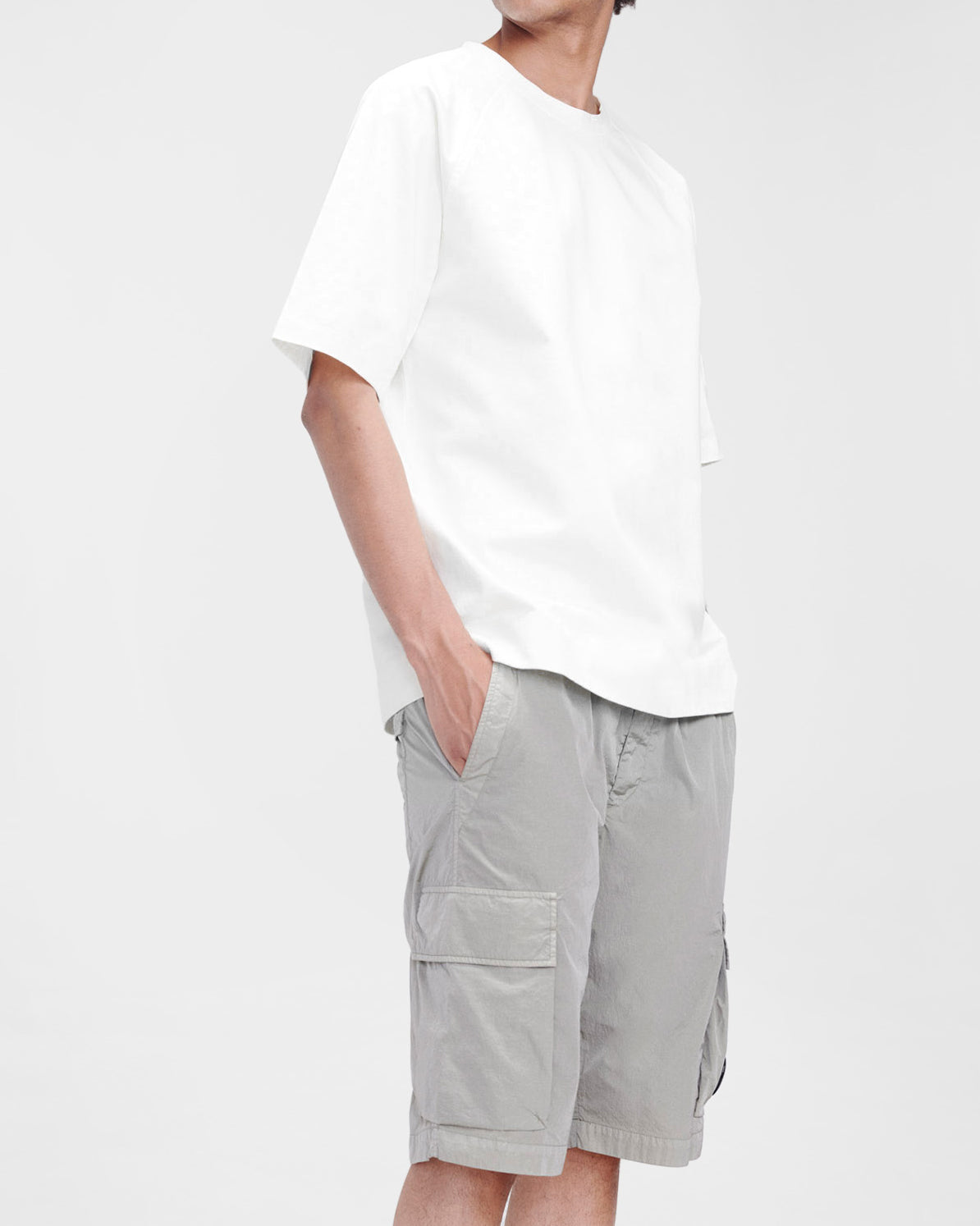 CP Company Heavy Jersey Mixed Short Sleeve Sweatshirt
