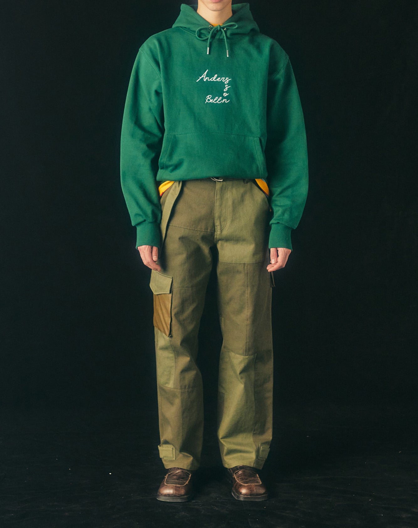 Andersson Bell Print Patch Hoodie