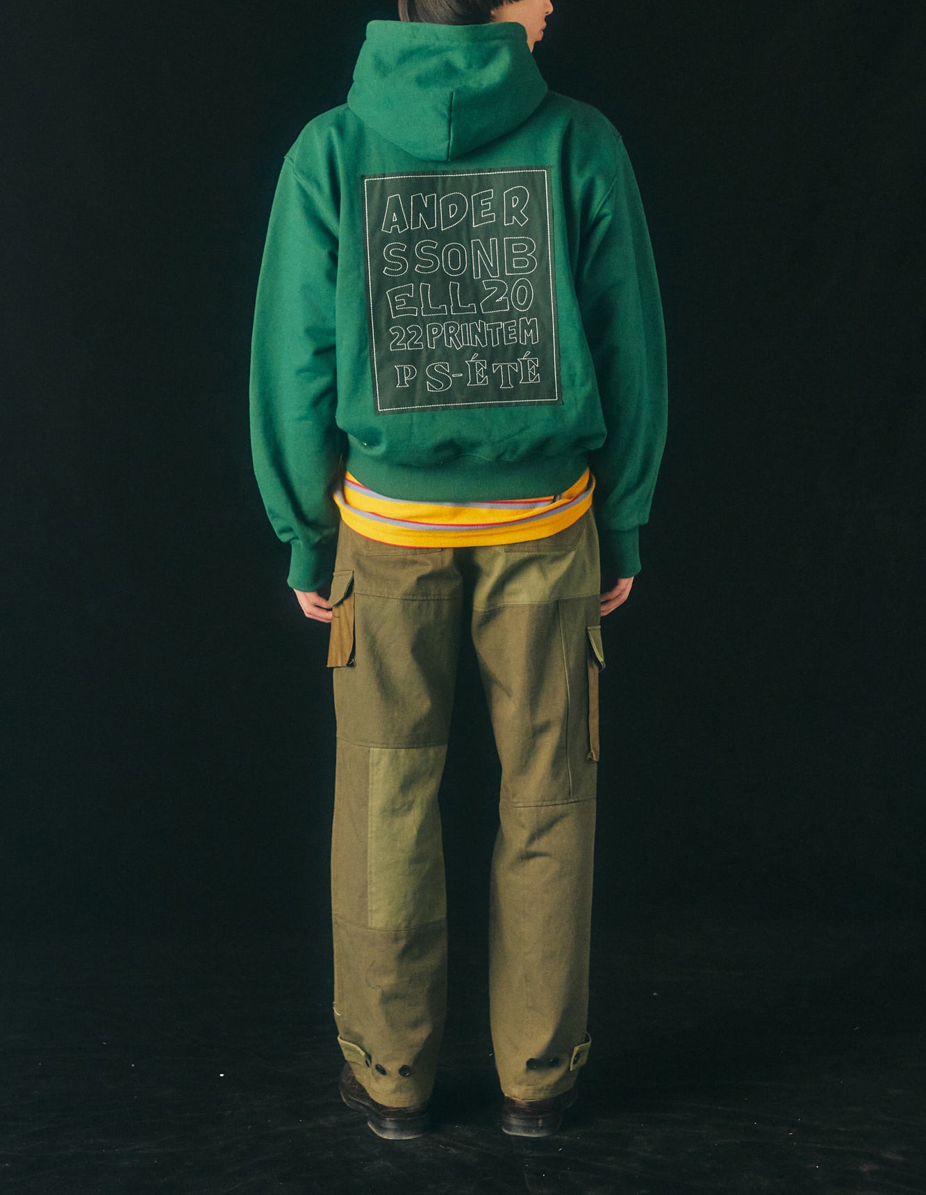Andersson Bell Print Patch Hoodie