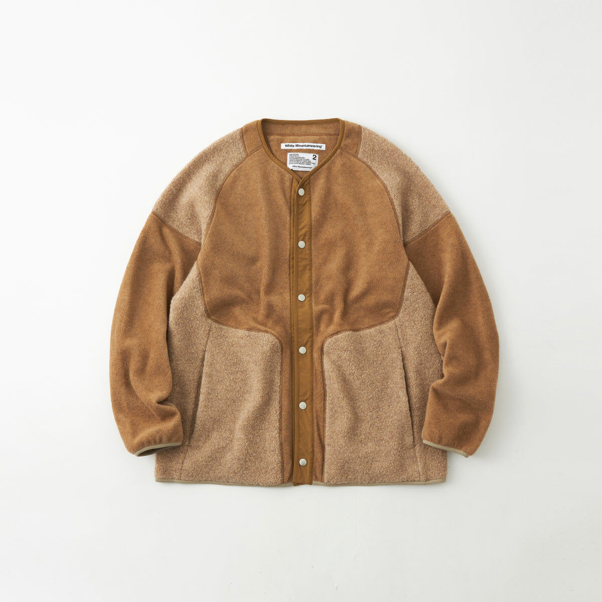White Mountaineering Patchwork Fleece Blouson