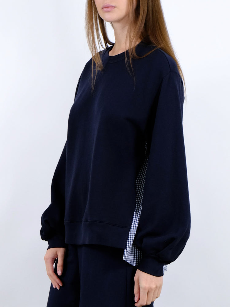 CLU Gingham Backed Pullover