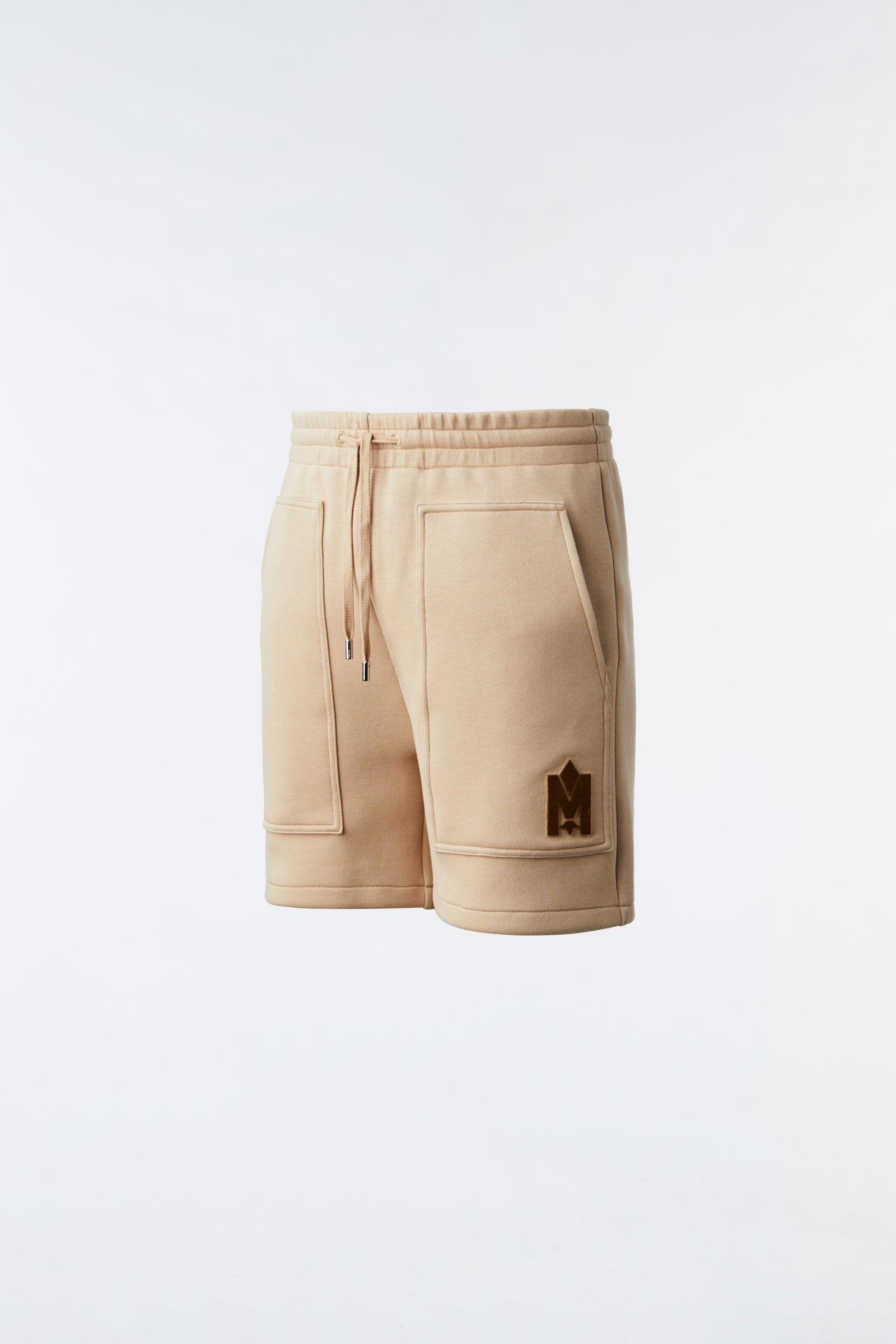 Mackage Elwood Double-Face Jersey Bermuda Shorts Camel