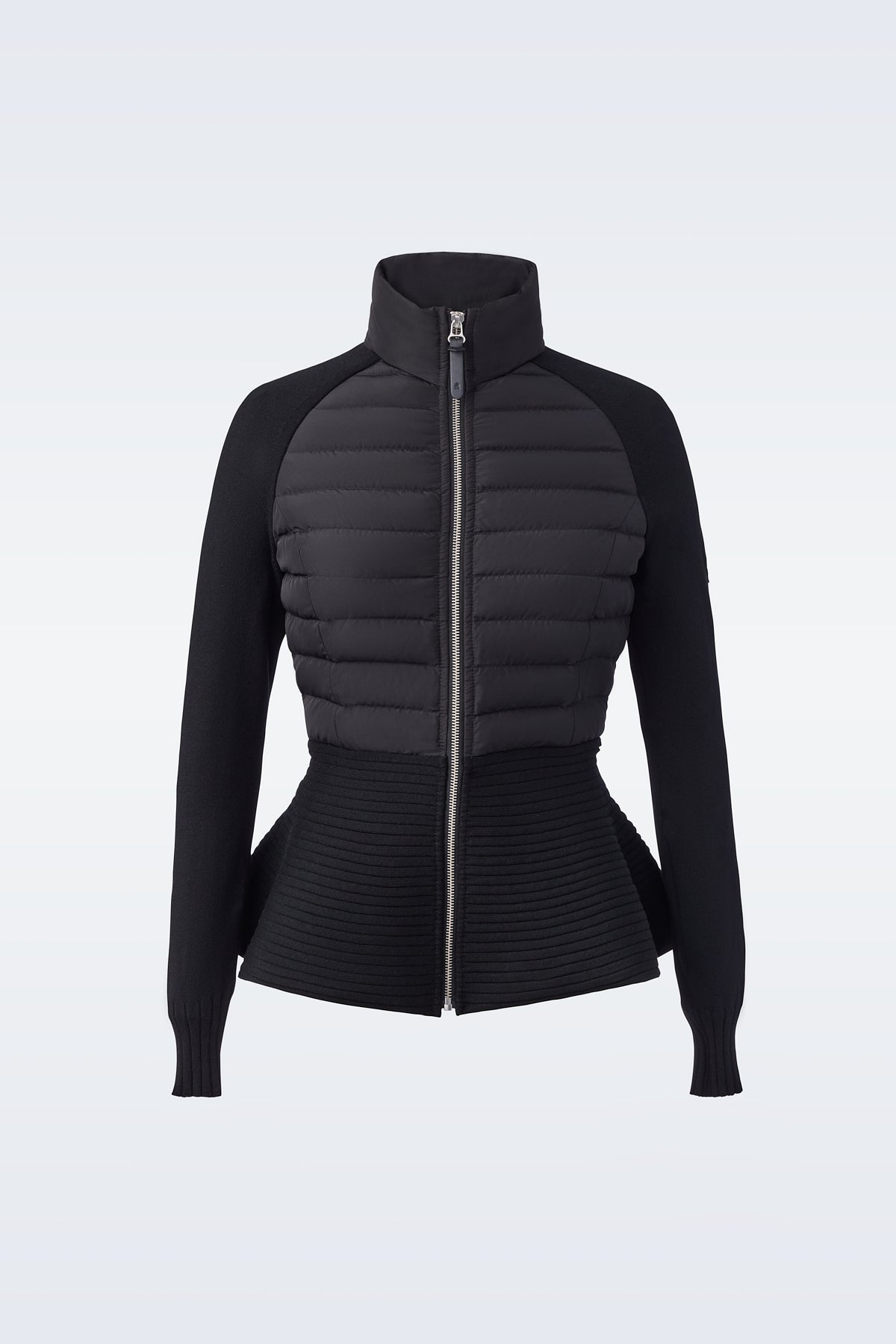 Mackage Joy Recycled Hybrid Cardigan Black