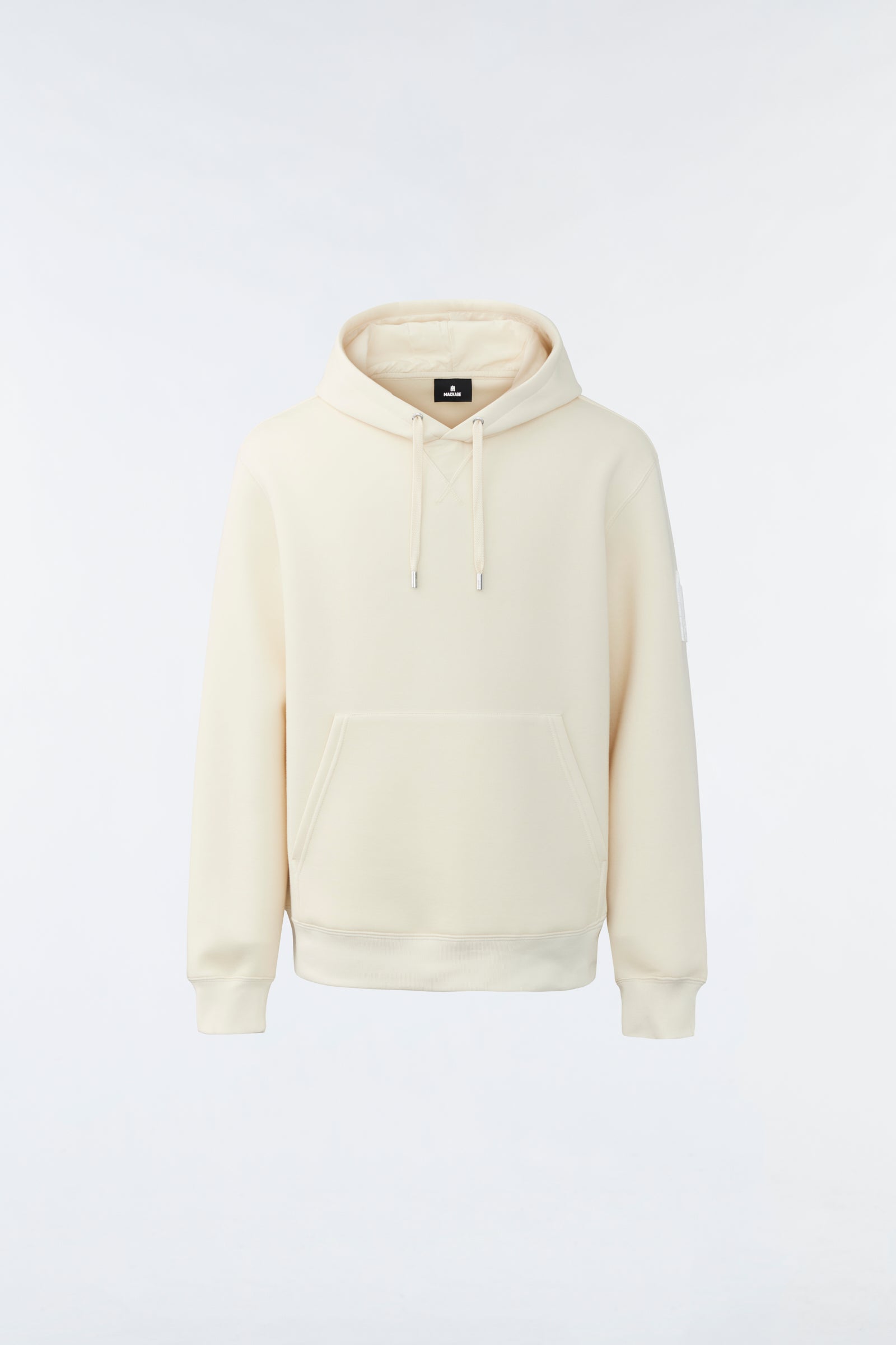 Mackage Krys Hoodie With Velvet Embroidery Cream