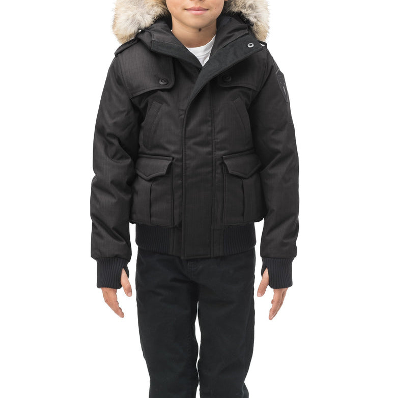 Nobis Little Ky Kids Bomber Jacket Black