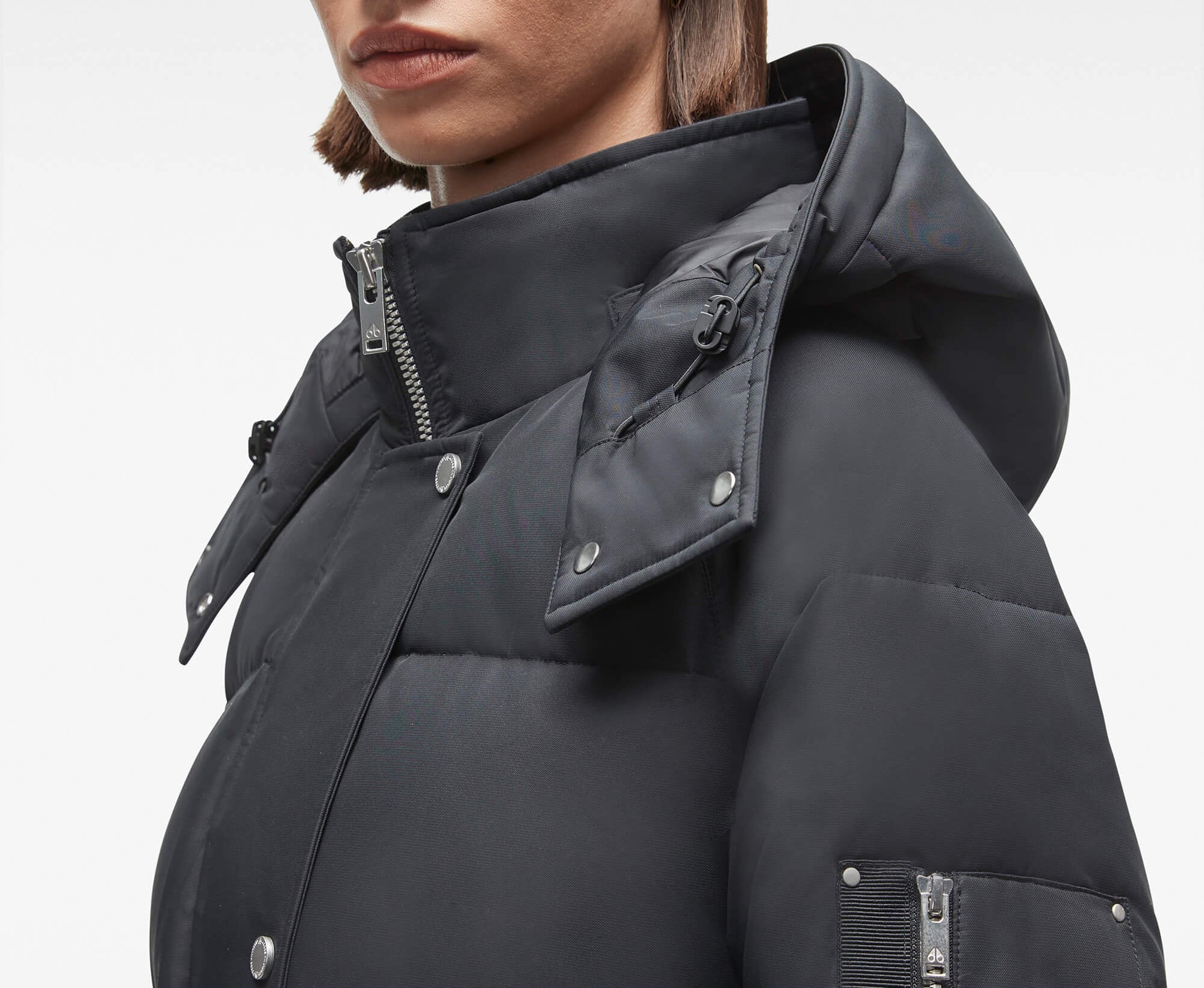Moose Knuckles Ladies Cloud Long Parka Black