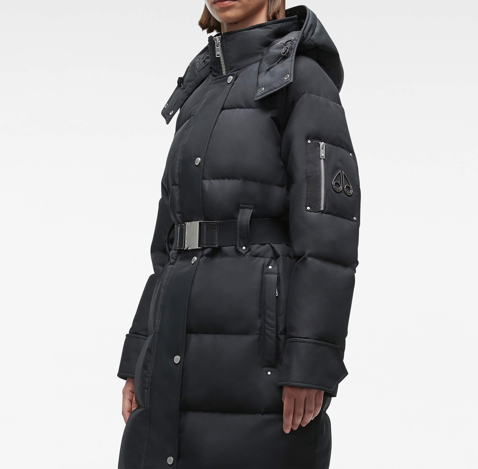 Moose Knuckles Ladies Cloud Long Parka Black