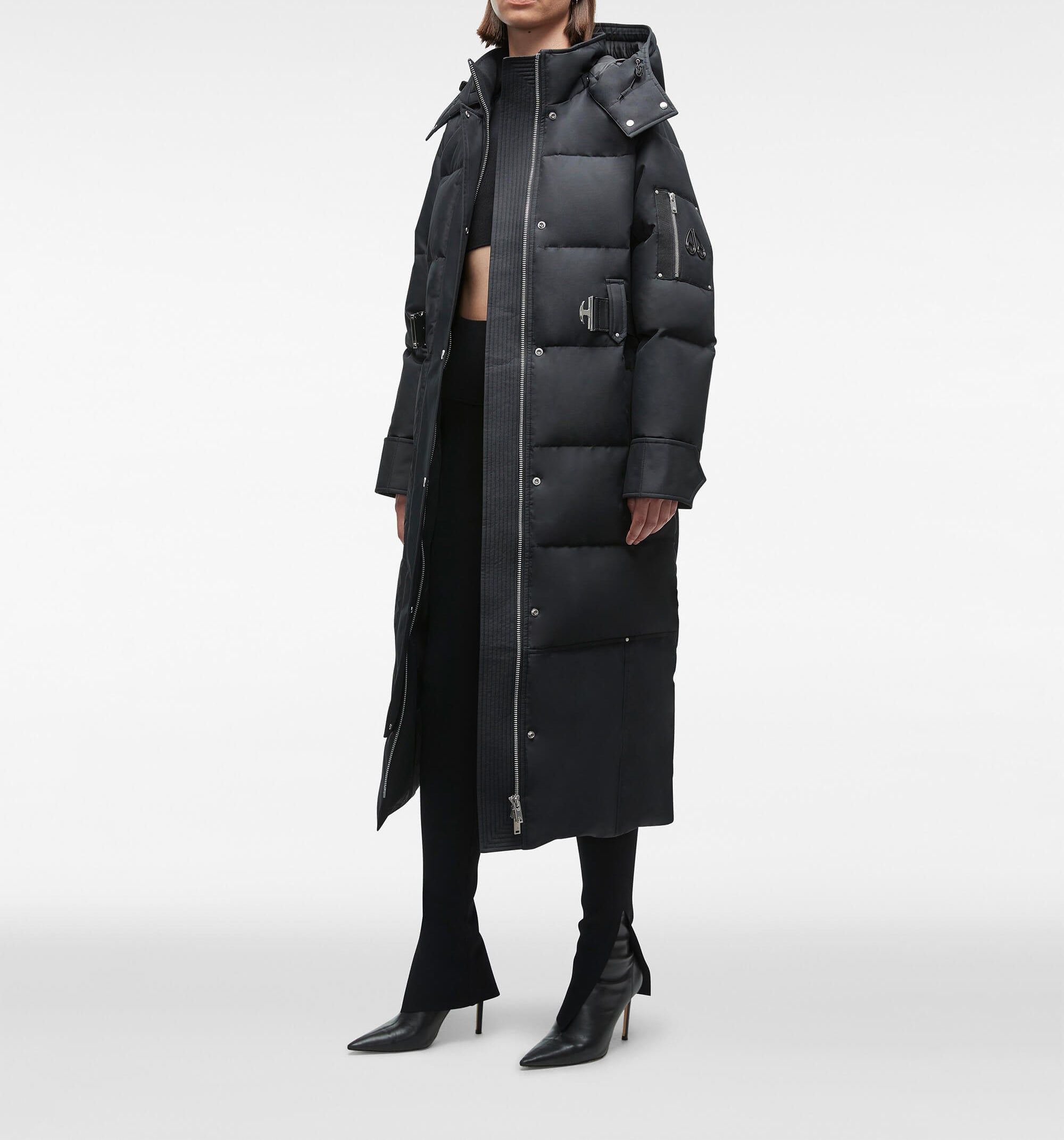 Moose Knuckles Ladies Cloud Long Parka Black