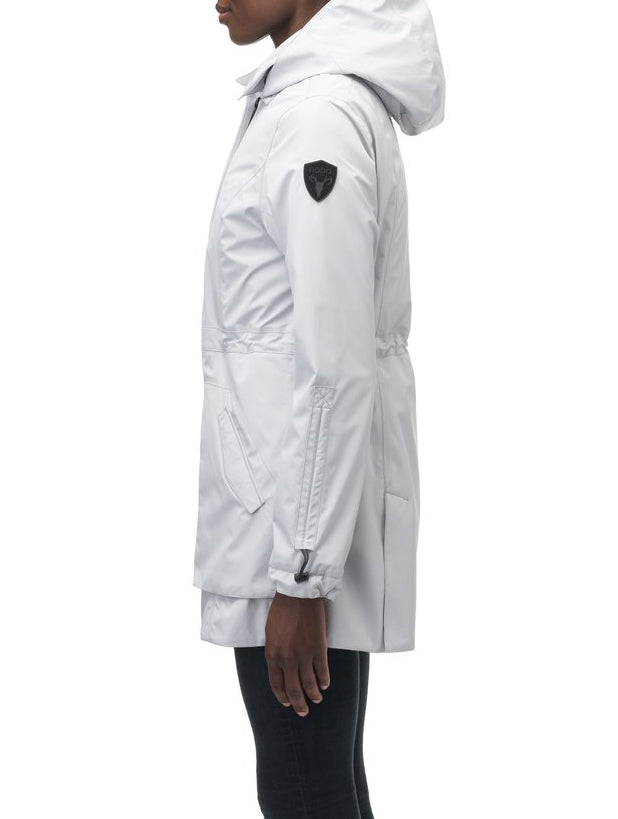 Nobis Terra Women's Thigh Length Jacket Light Grey