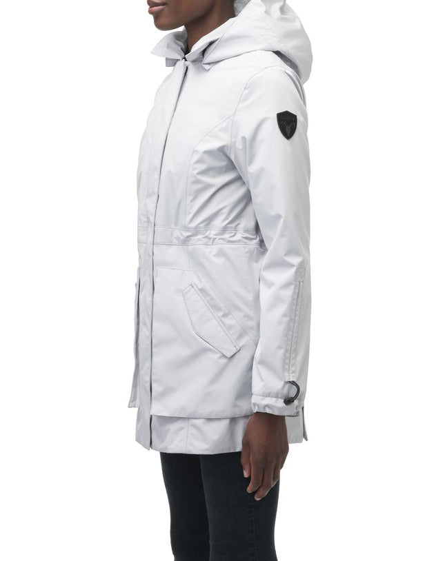 Nobis Terra Women's Thigh Length Jacket Light Grey