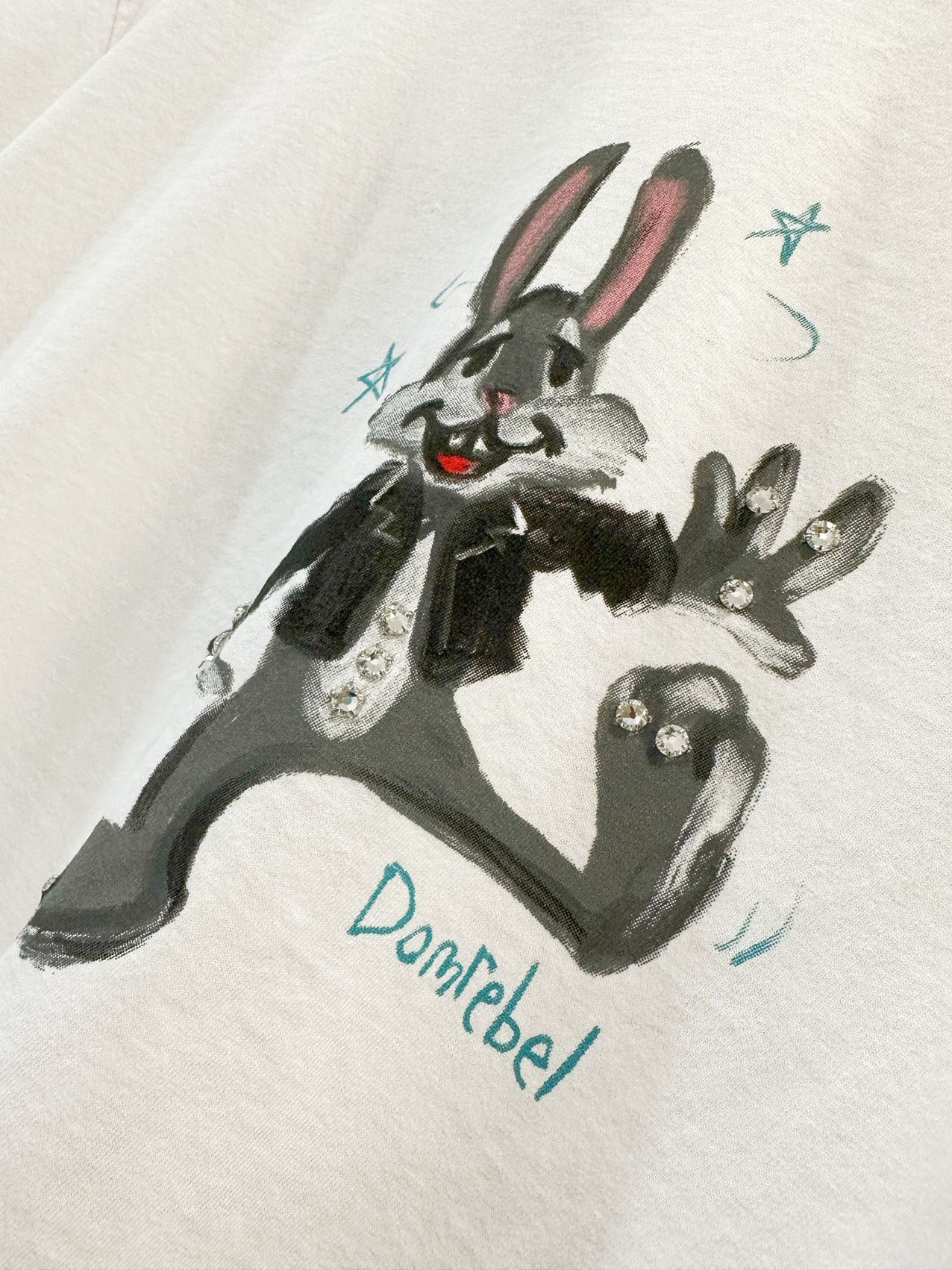 Dombrebel Dizzy T-Shirt With Crystal