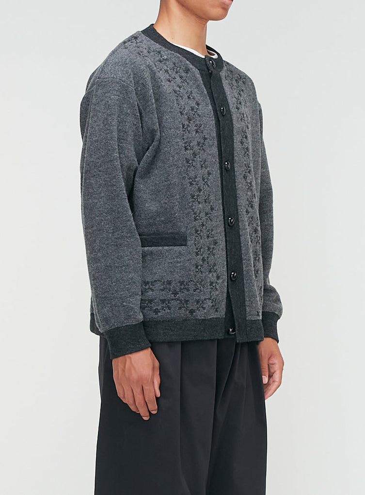 White Mountaineering Embroidery Cardigan