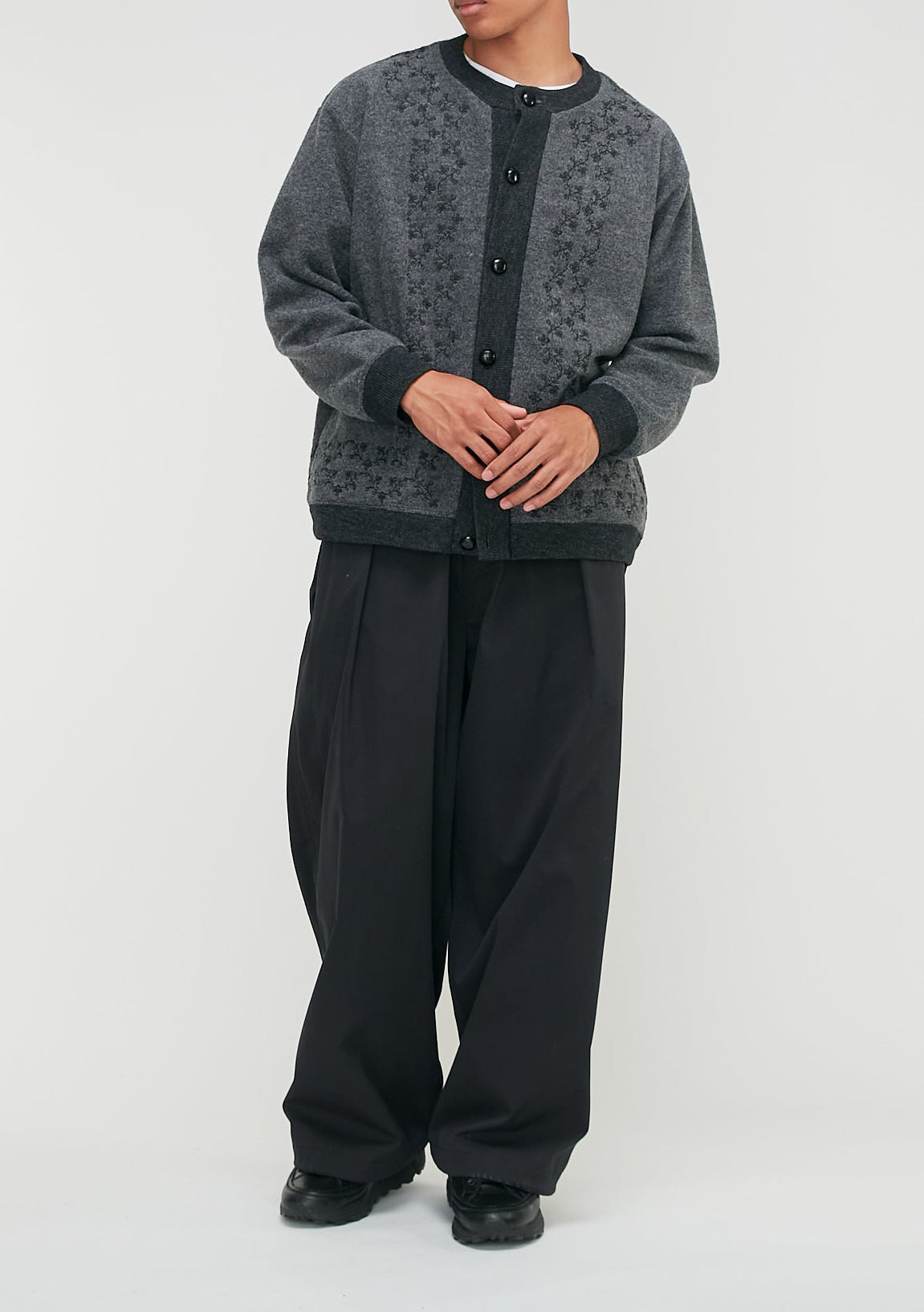 White Mountaineering Embroidery Cardigan