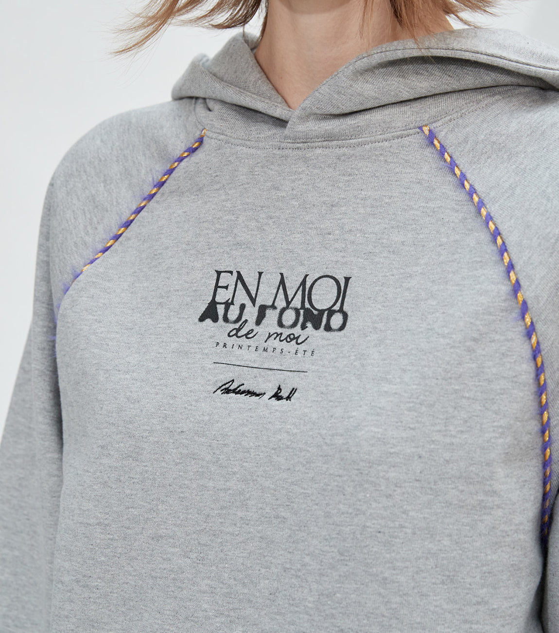 Andersson Bell En Moi Raglan Sleeve Hoodie