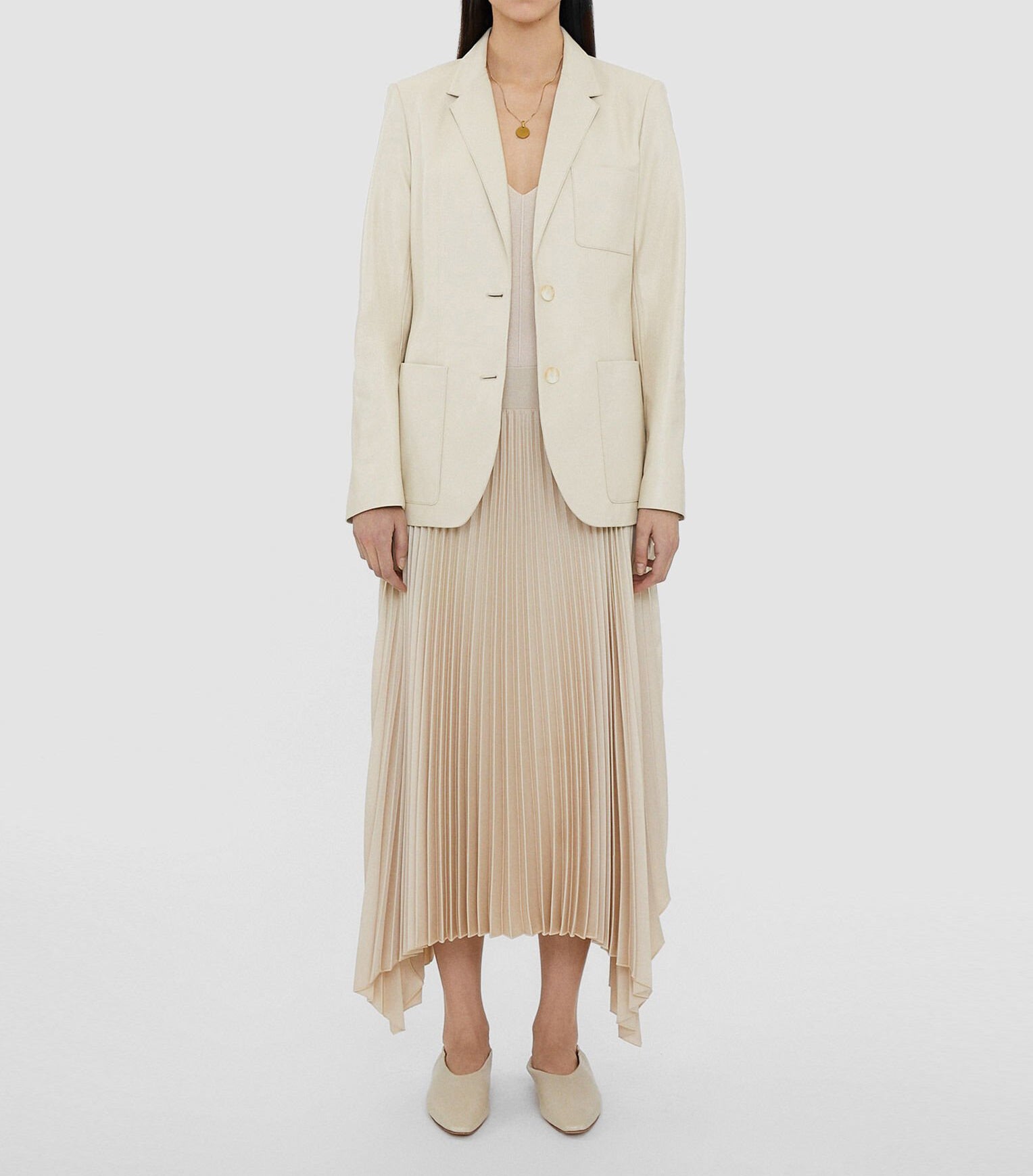 Joseph Knit Weave Plisse Ade Skirt